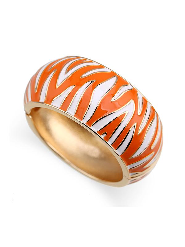 Geometric Zebra-Stripe Bracelet Accessories Product Image