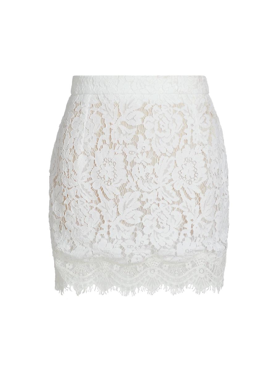 Womens Salome Lace Cotton-Blend Miniskirt Product Image