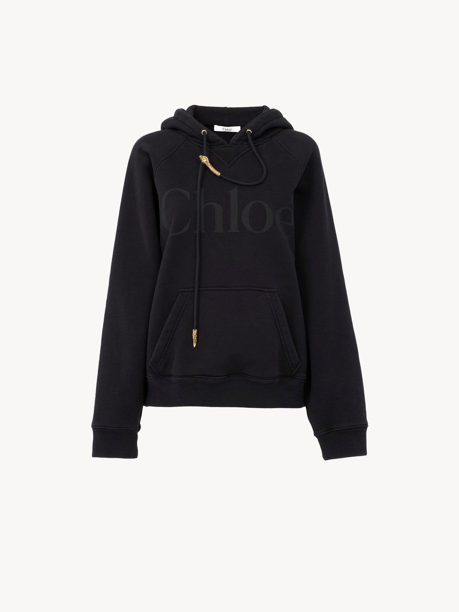 Generous logo hoodie in cotton fleece Product Image