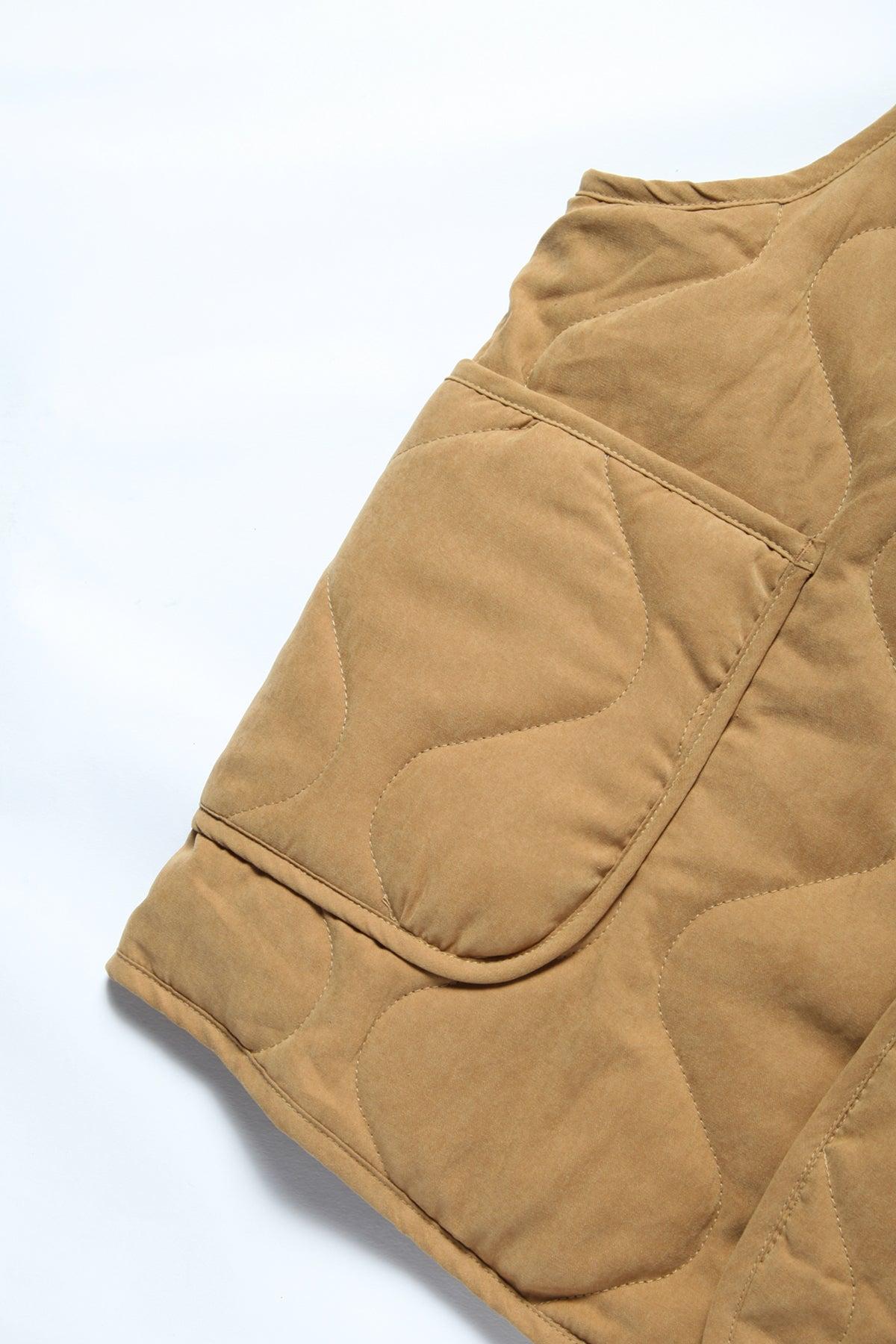 Okonkwo MFG - Quilted Liner Gilet - Tan Product Image