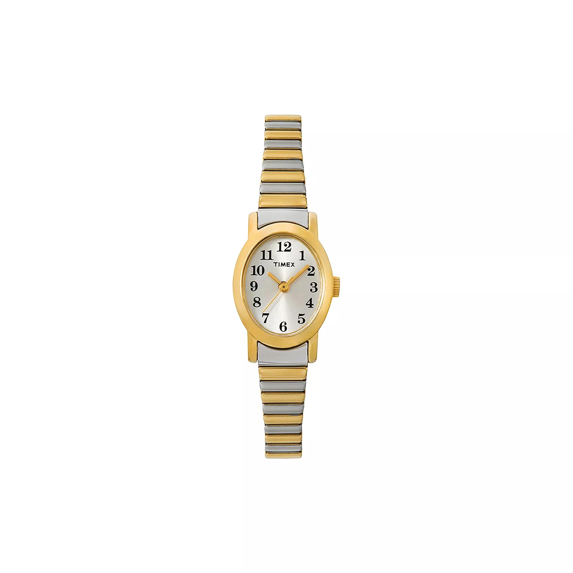 Women's Timex Cavatina Expansion Band Watch - Gold/Silver T2M570JT Product Image