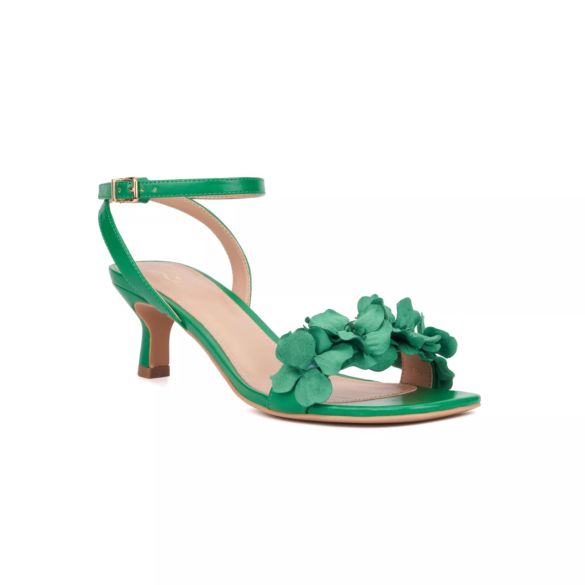 New York & Company Gwendolyn Women's Kitten Heels, Size: 6, Green Product Image