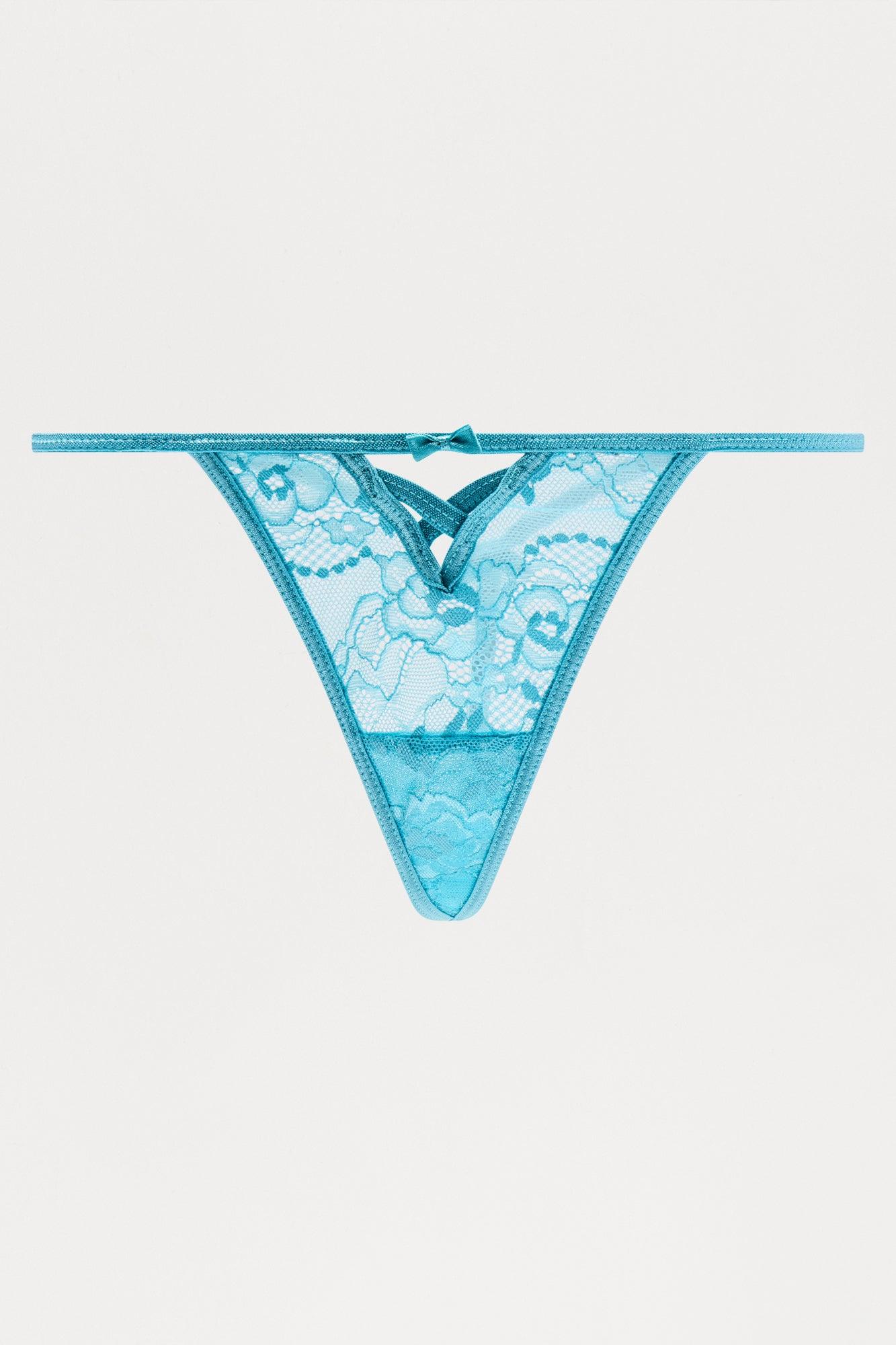 Pretty Sweet 3 Pack Lace G String Panties - Yellow/combo Female Product Image