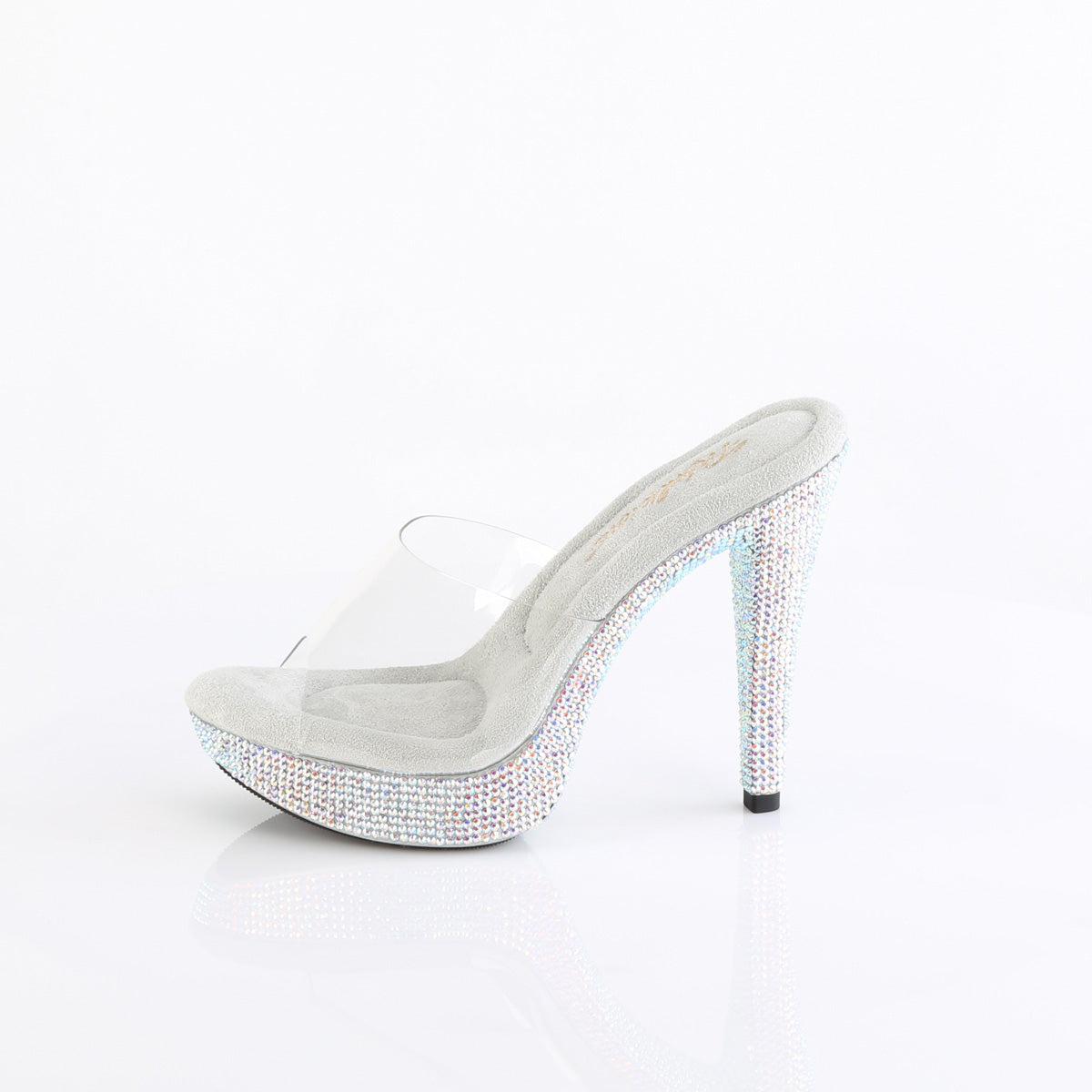 Cocktail-501 Platform Heels - Silver Product Image
