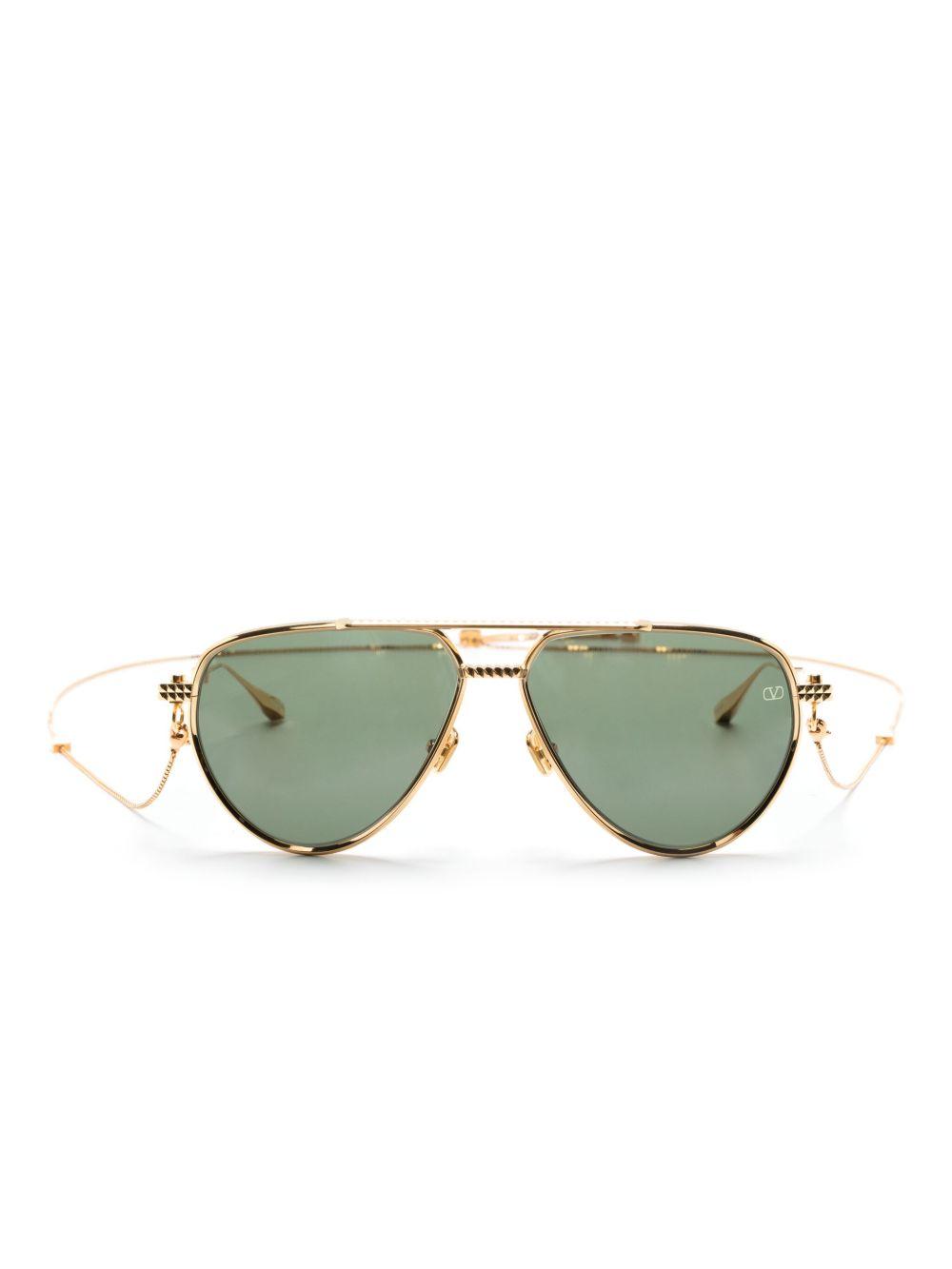 Rockstud pilot-frame sunglasses Product Image