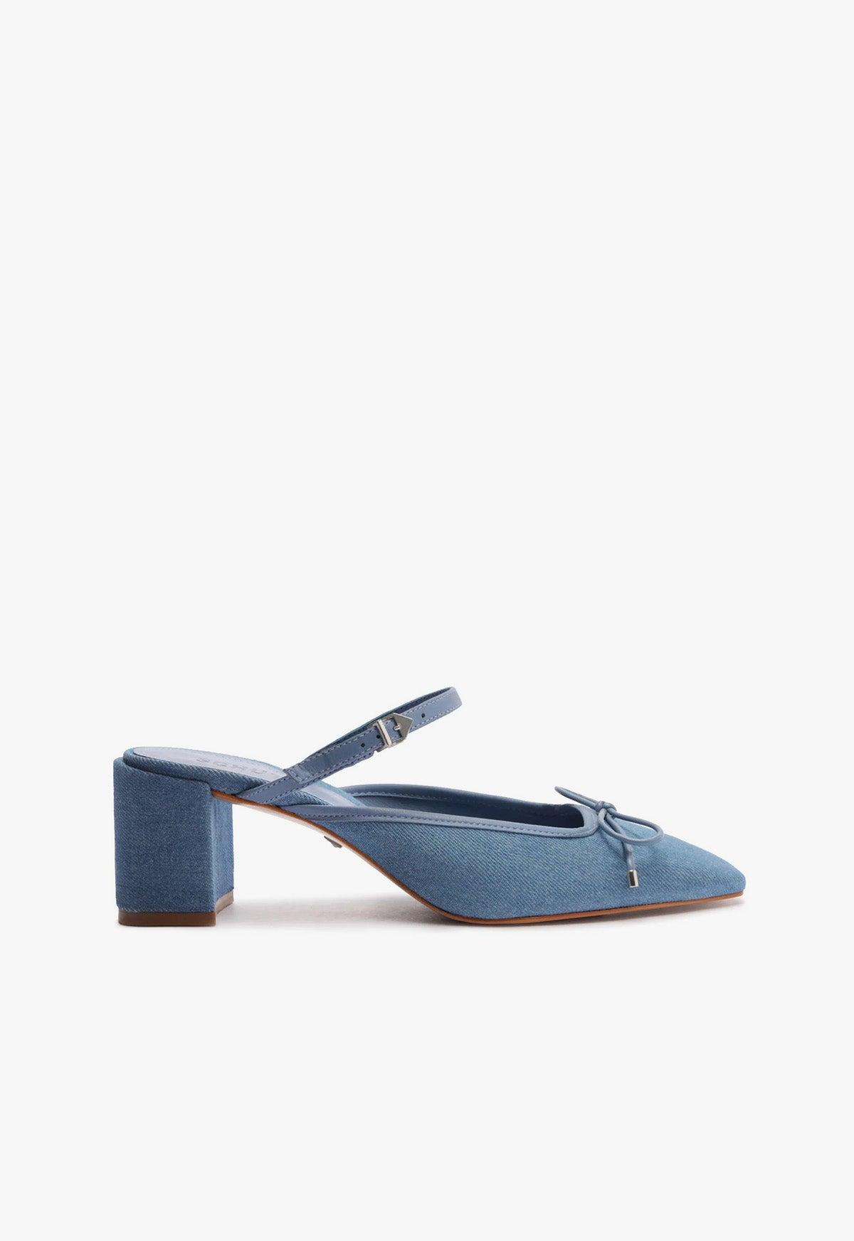 Arissa Denim Block Mule Product Image