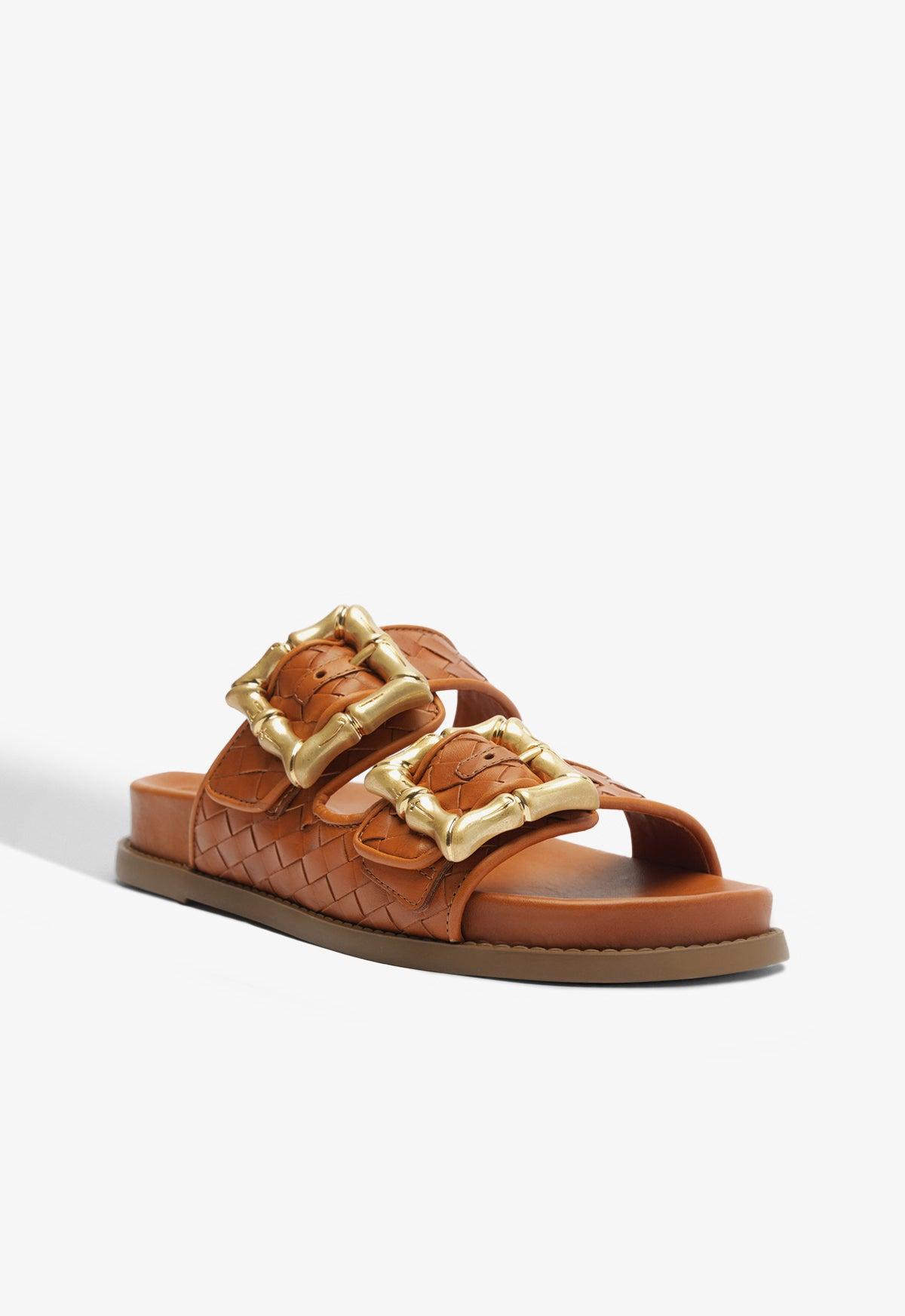 Enola Sporty Woven Leather Sandal Product Image