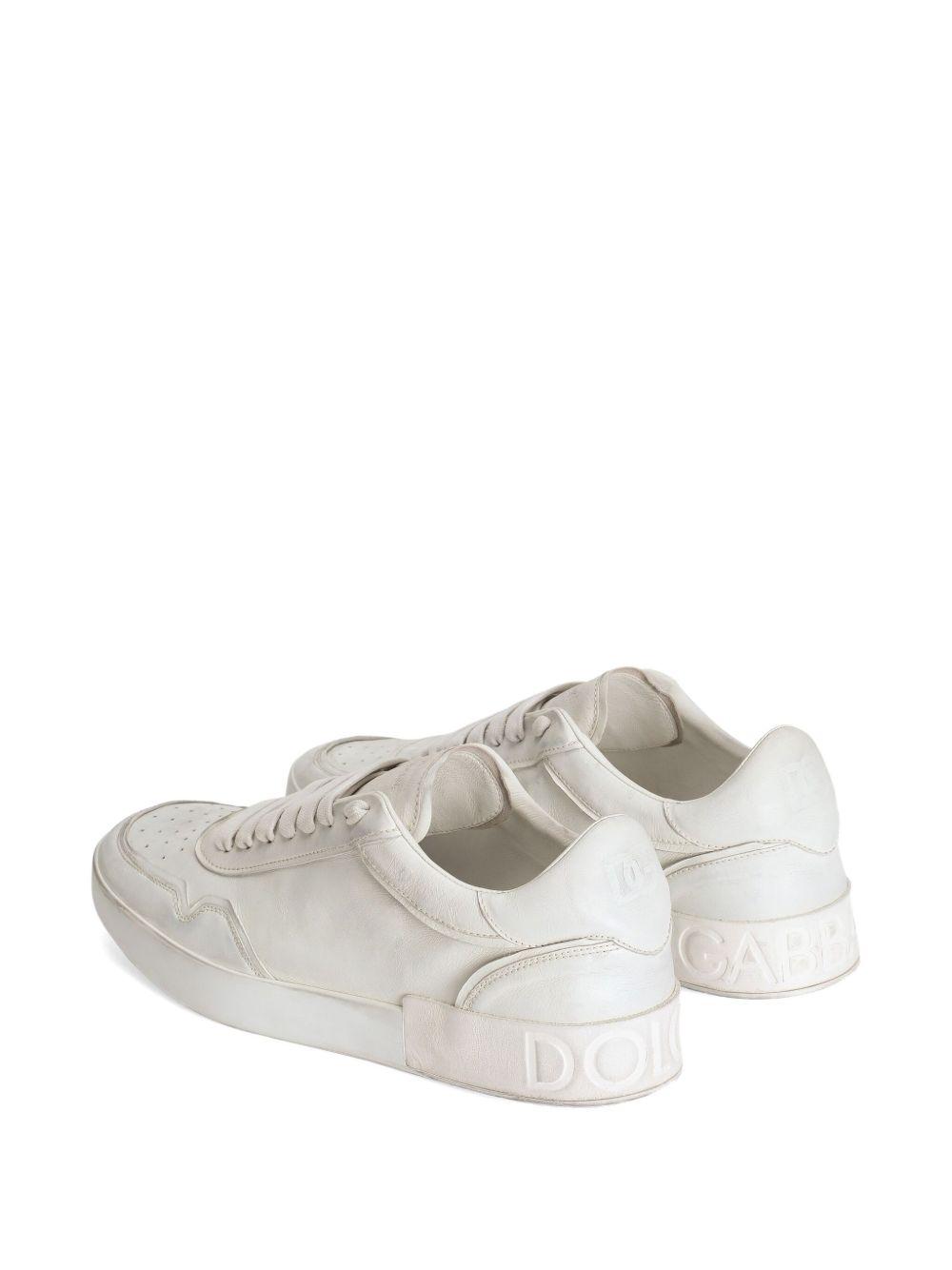 Portofino leather lace-up trainers Product Image