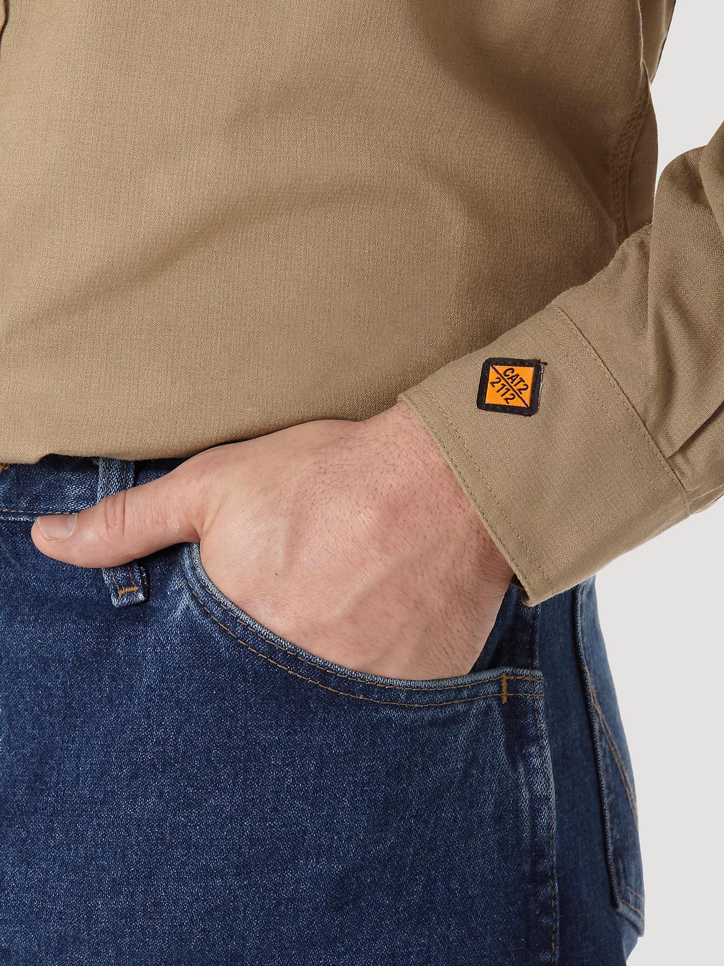 Wrangler® FR Flame-Resistant Riggs Twill Solid Work Shirt | Men's SHIRTS | Wrangler® Product Image