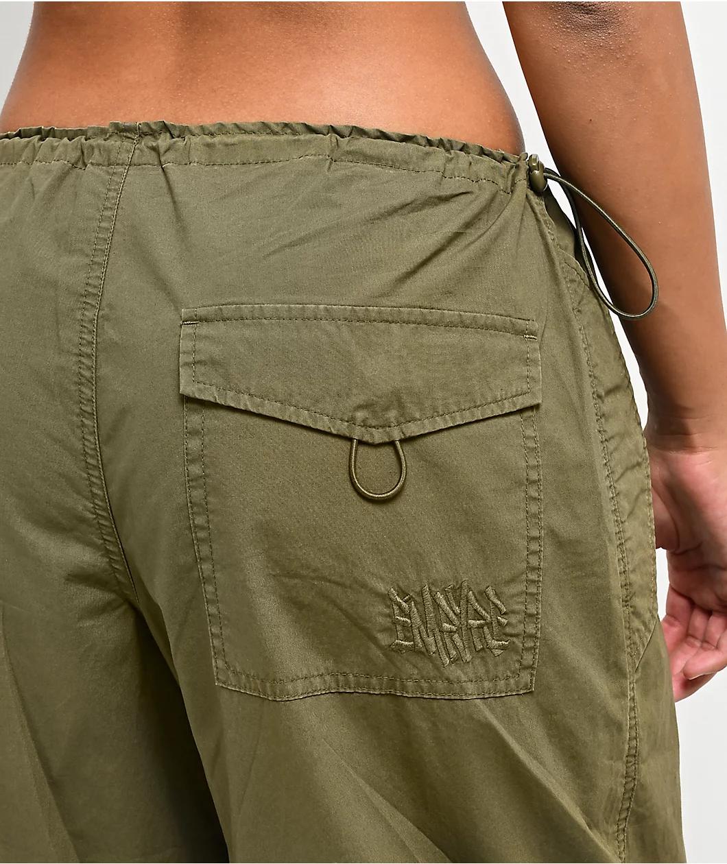 Empyre Lola Green Parachute Pants Product Image