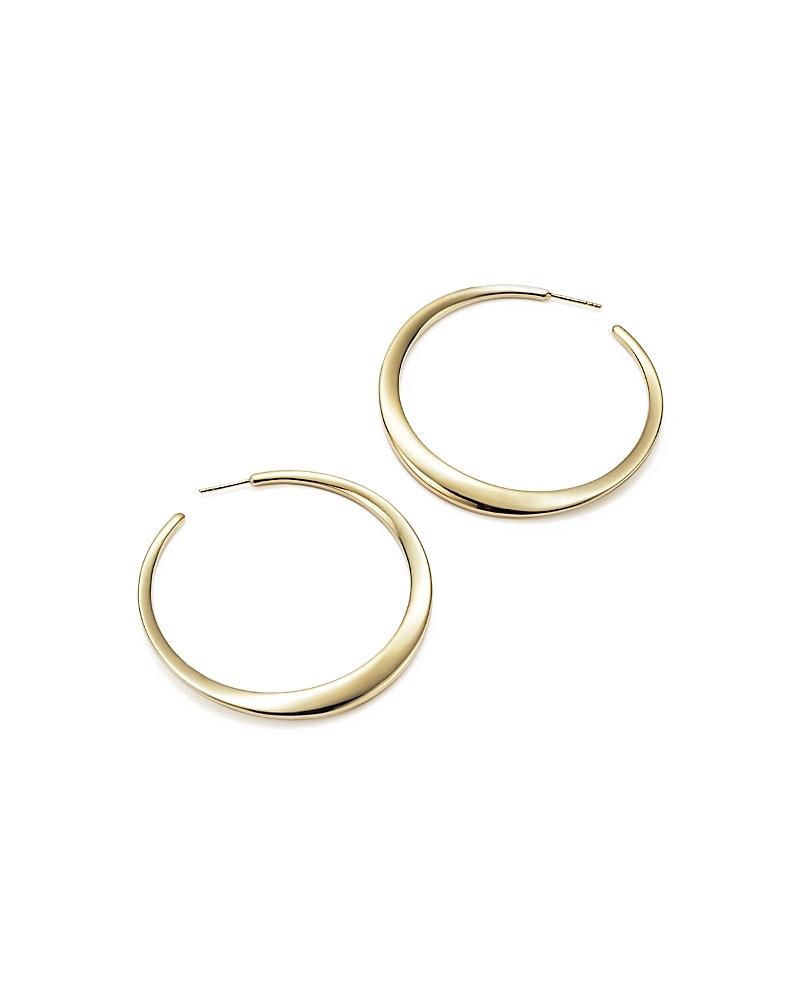 Large Twisted Hoop Earrings in 18K Gold Product Image
