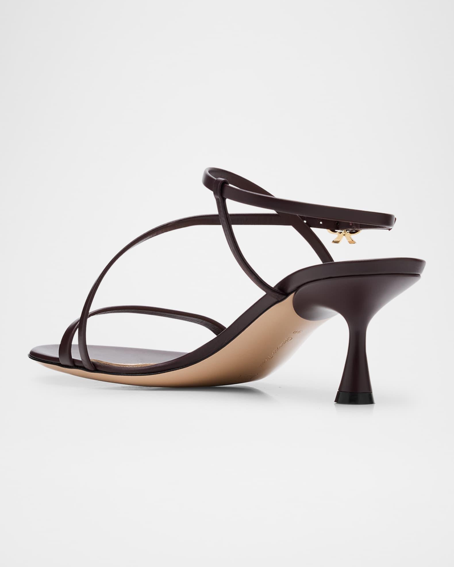 Strappy Leather Ankle-Strap Sandals Product Image