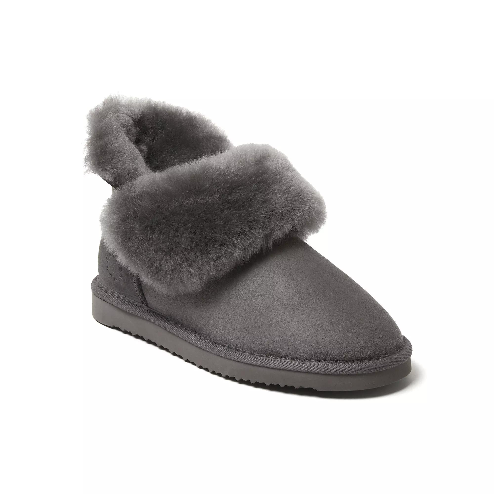 Fireside By Dearfoams Perth Wool-Lined Foldover Women's Boot Slippers,  Product Image