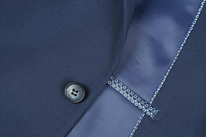 Performance Stretch Suit 2 Piece Slim Fit in Blue Product Image