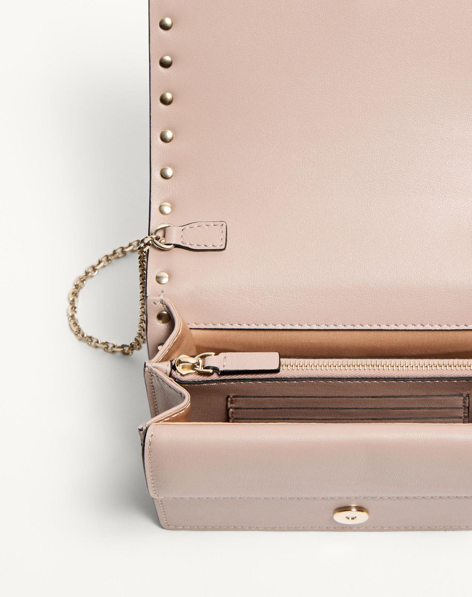 Rockstud Calfskin Chain Pouch  Product Image