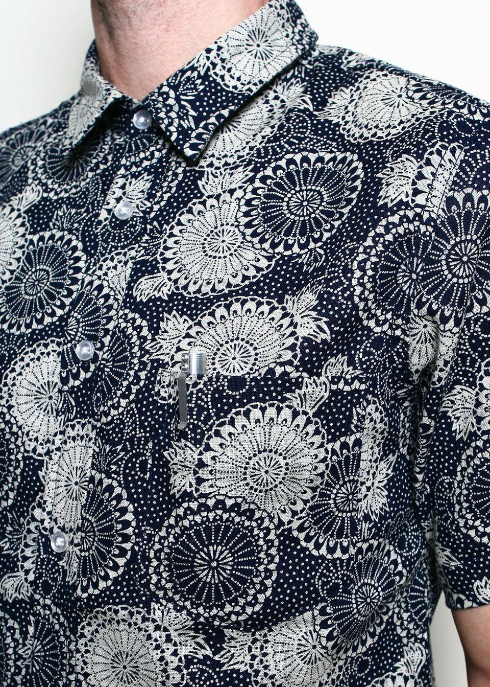 Oxford Shirt // Indigo Medallion Product Image