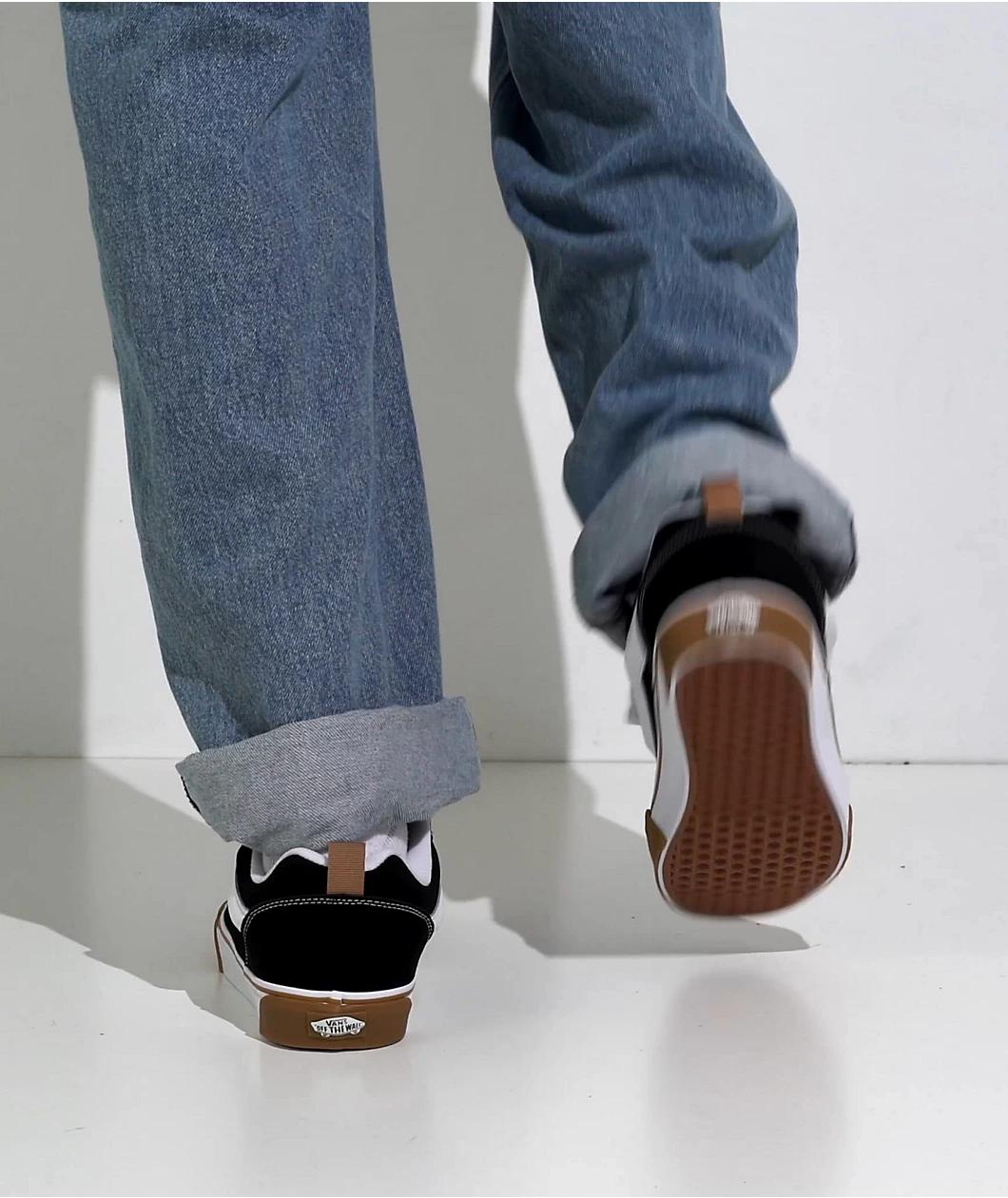 Vans Knu Skool Gum Bumper Black Shoes Product Image