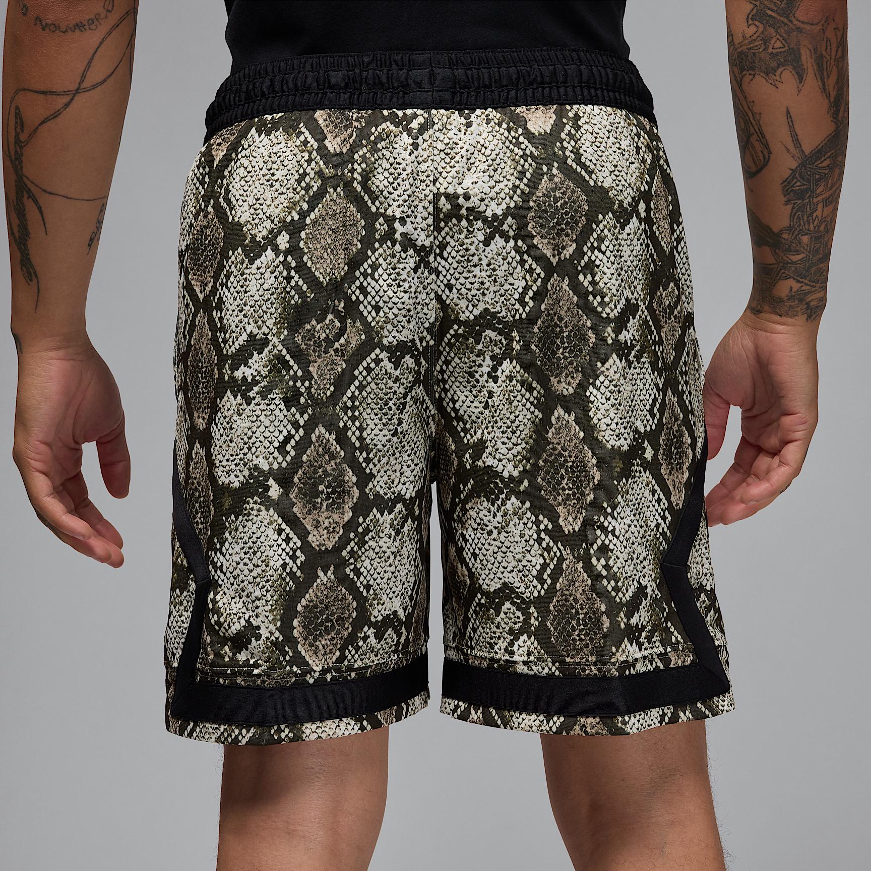 Mens Jordan Sport Dri-FIT Mesh Diamond Shorts | HF9907-133 Product Image