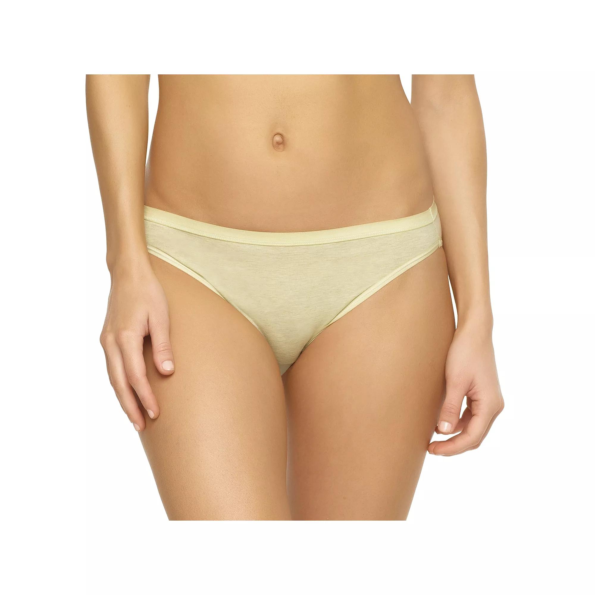 Women's Jezebel Cotton Bikini Panty 630121, Size: Large, Aloe Product Image