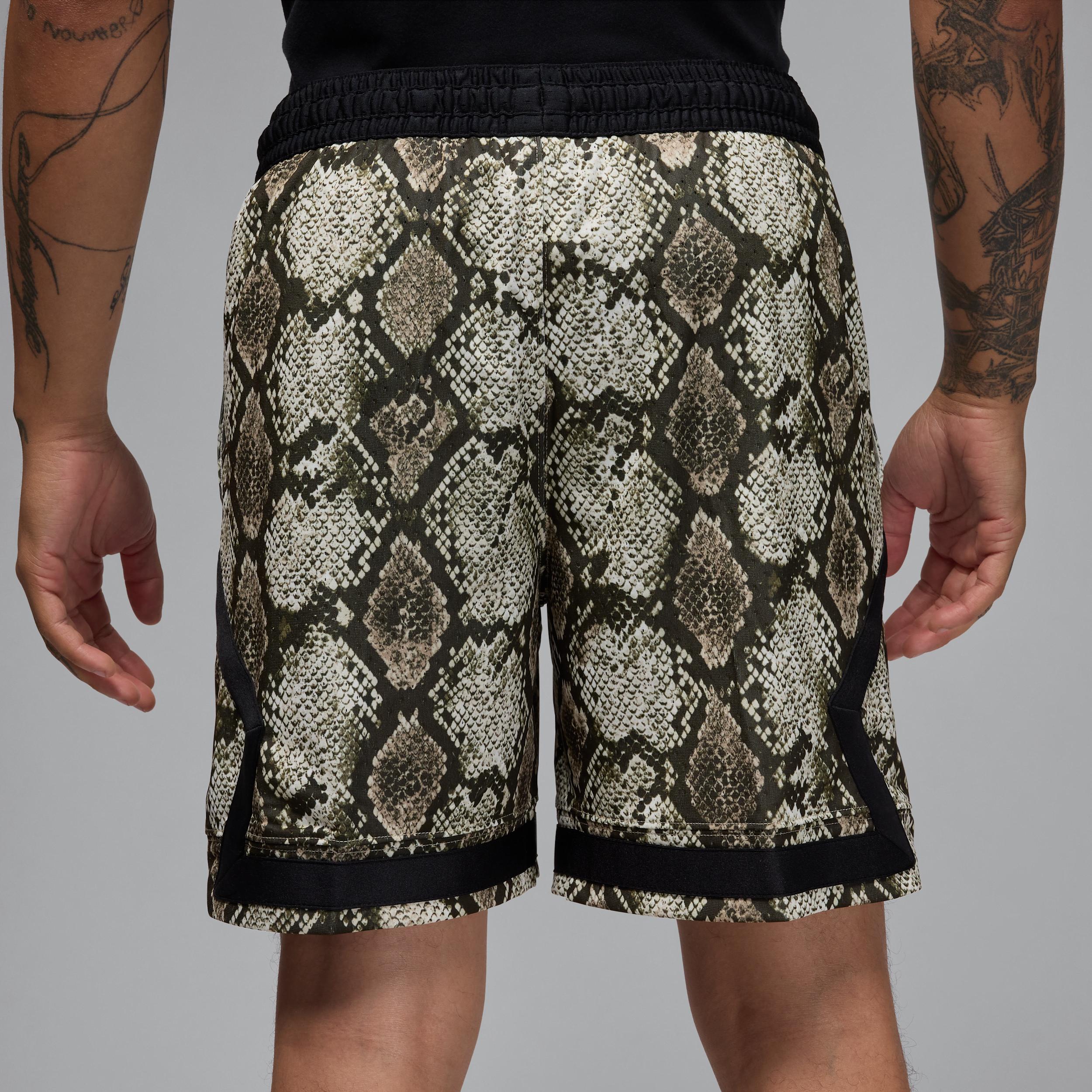 Mens Jordan Sport Dri-FIT Mesh Diamond Shorts | HF9907-133 Product Image
