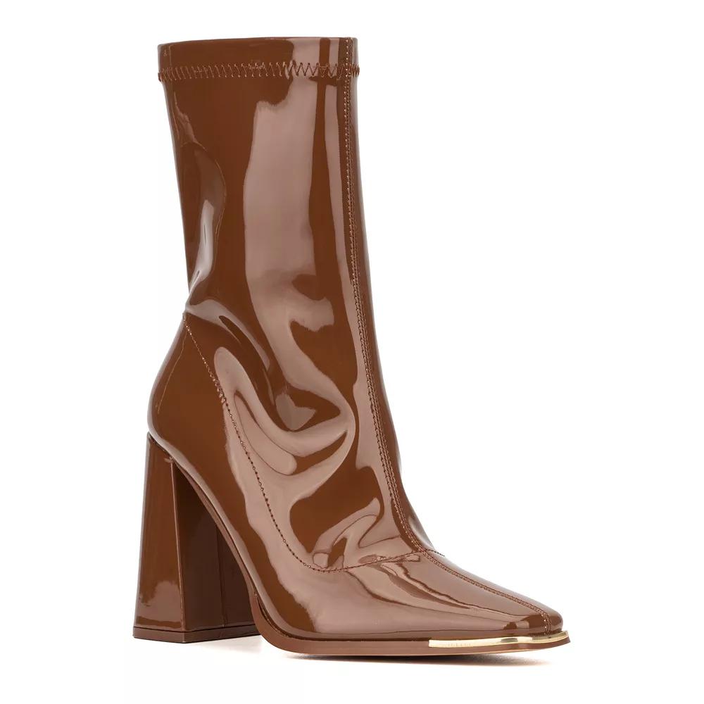 New York & Company Zana Women's High Heel Boots, Size: 8, Red Product Image