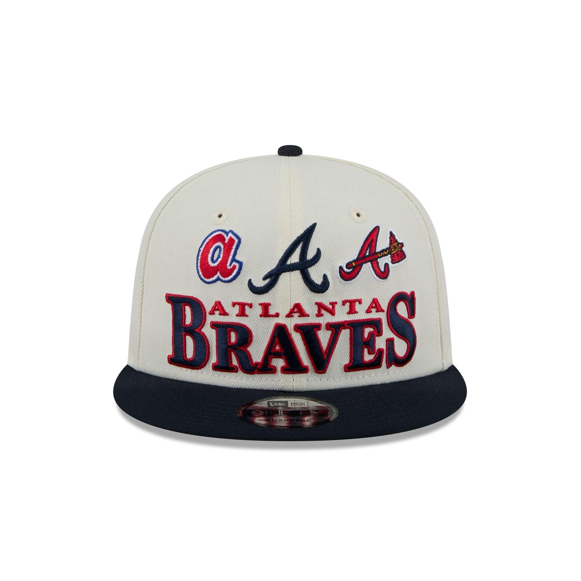 Atlanta Braves Archive 9FIFTY Snapback Hat Male Product Image