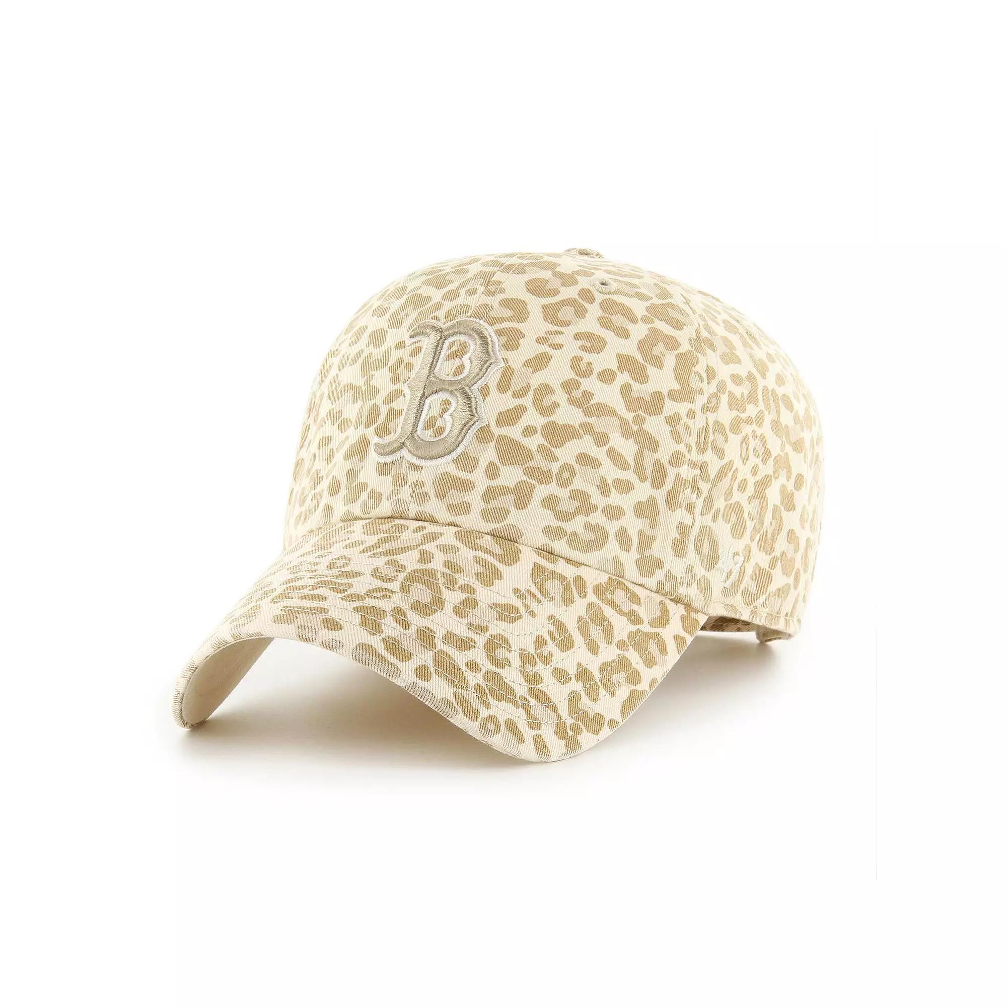Women's '47 Natural Boston Red Sox Panthera Clean Up Adjustable Hat, Beige Product Image