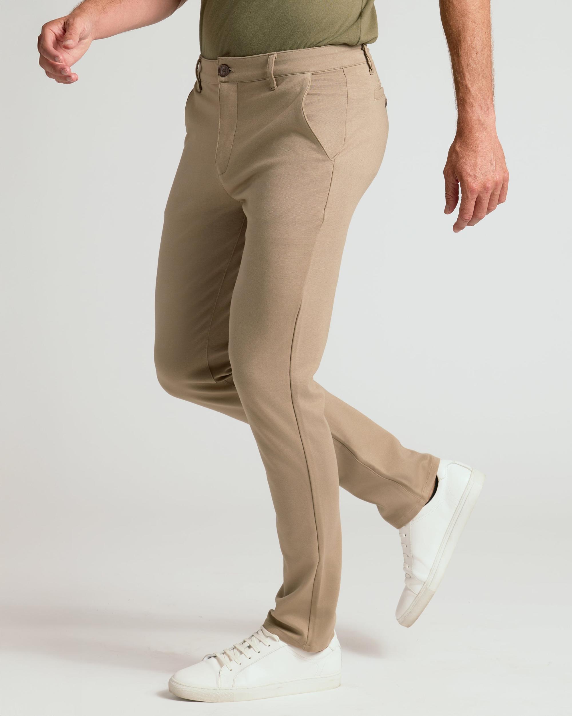 Khaki Slim Comfort Knit Chino Pant Product Image