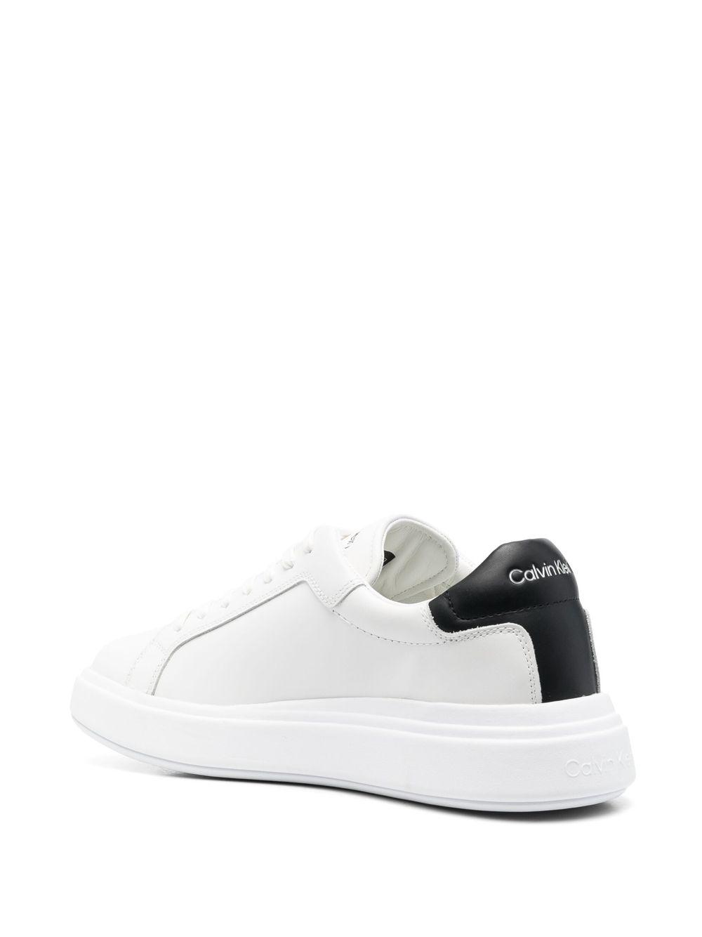 low-top leather sneakers Product Image