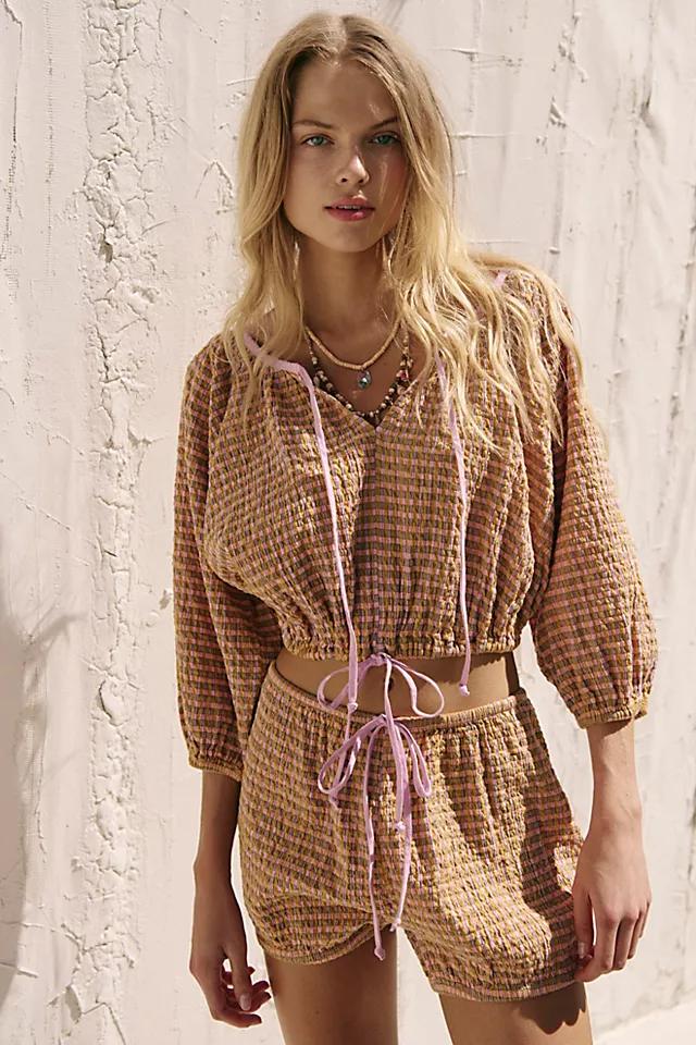 Clara Plaid Top Product Image