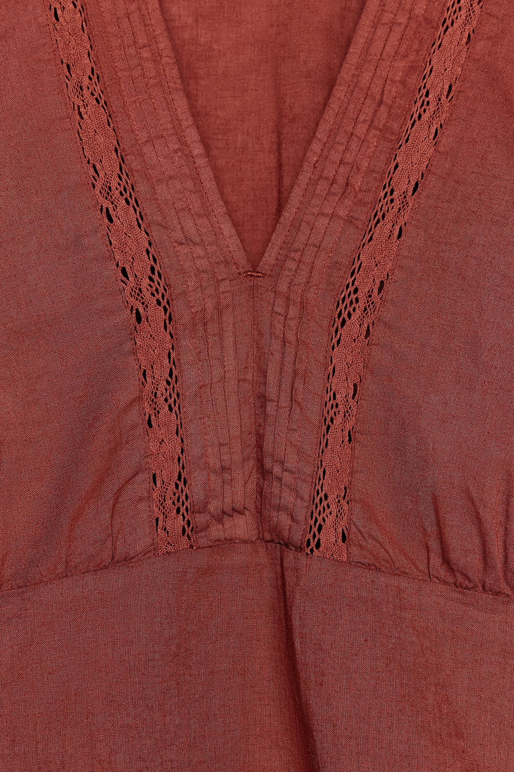 LINEN ENTREDEUX TOP Product Image