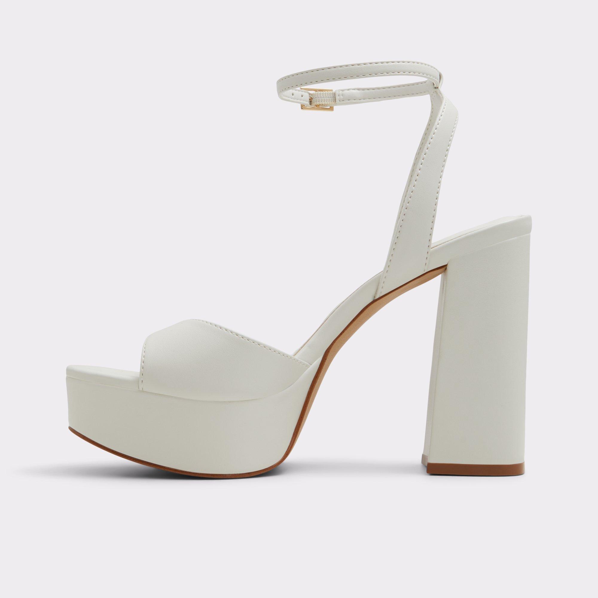 Valoria White Women's Platform Sandals | ALDO US Product Image