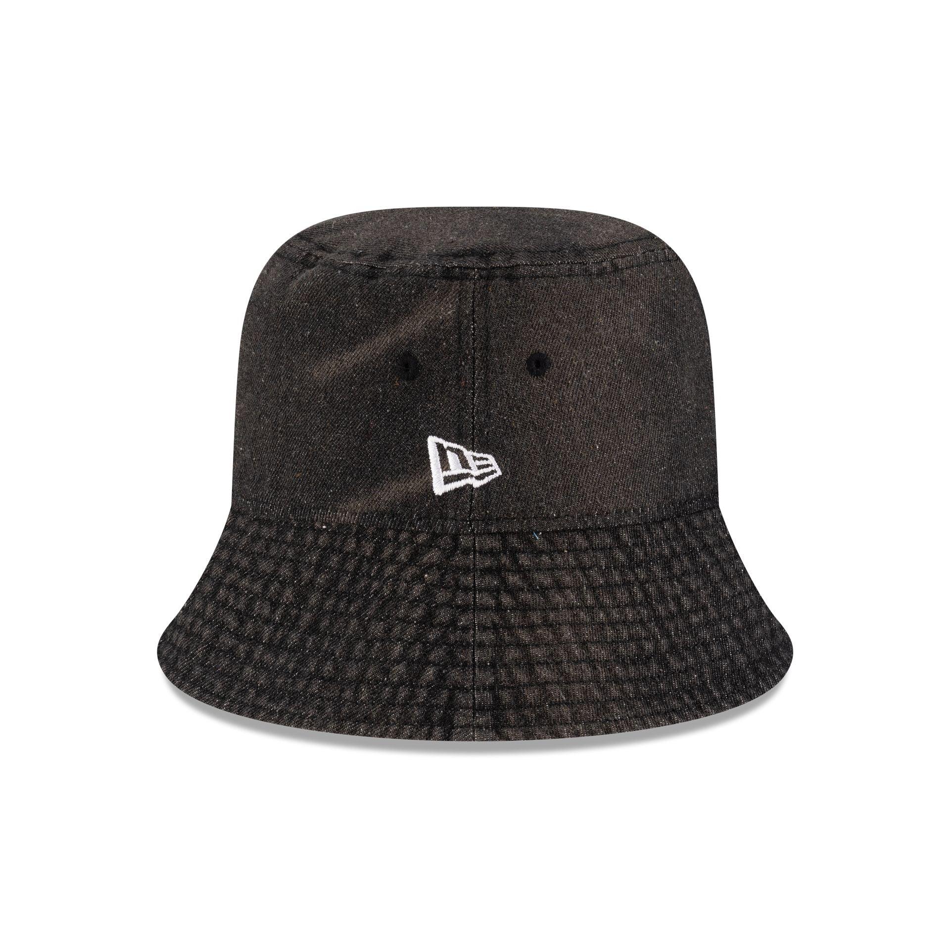 New Era Cap Black Denim Bucket Hat Male Product Image