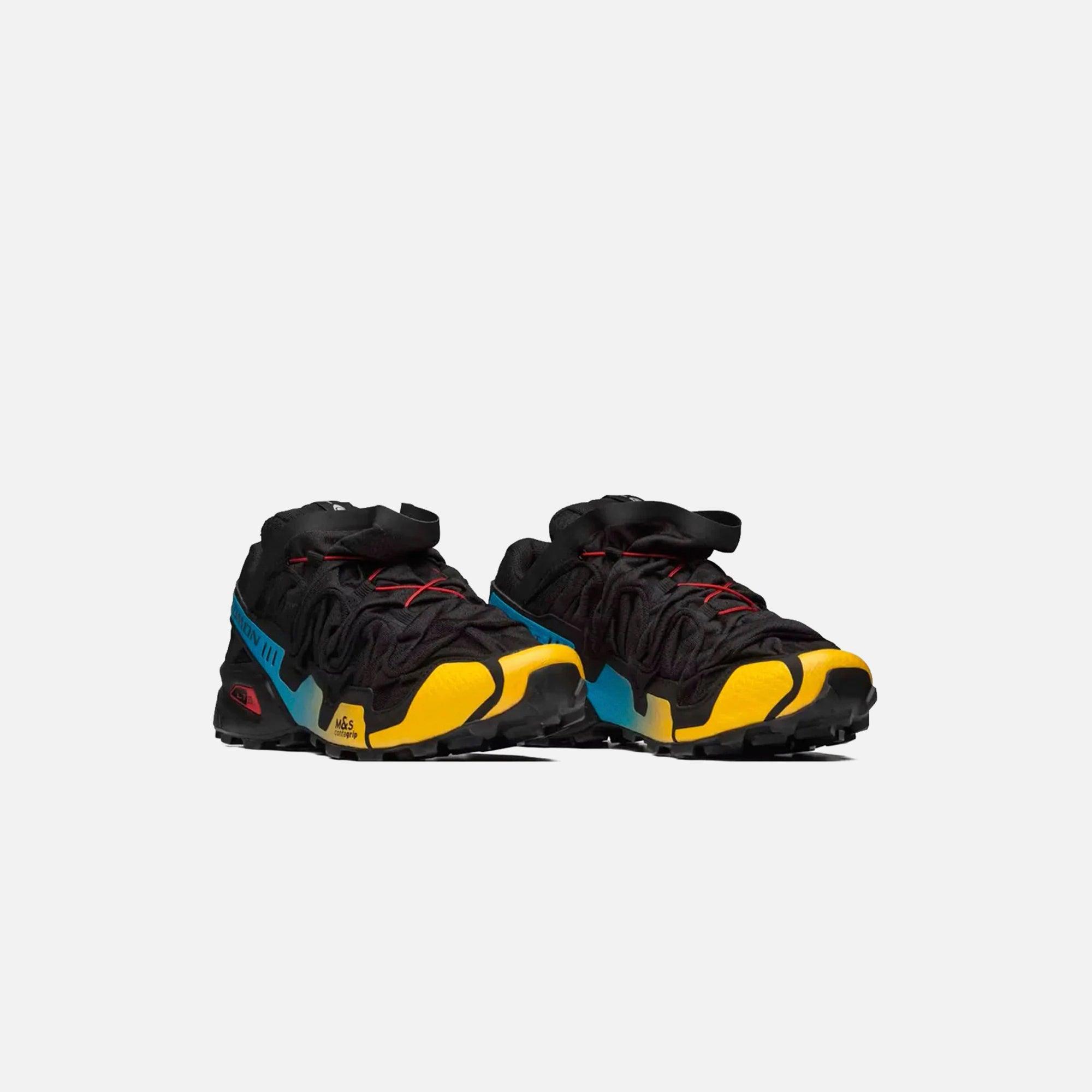 Salomon x Y/Project Speedcross 3 - Black / Lemon/ Transcend Blue Male Product Image