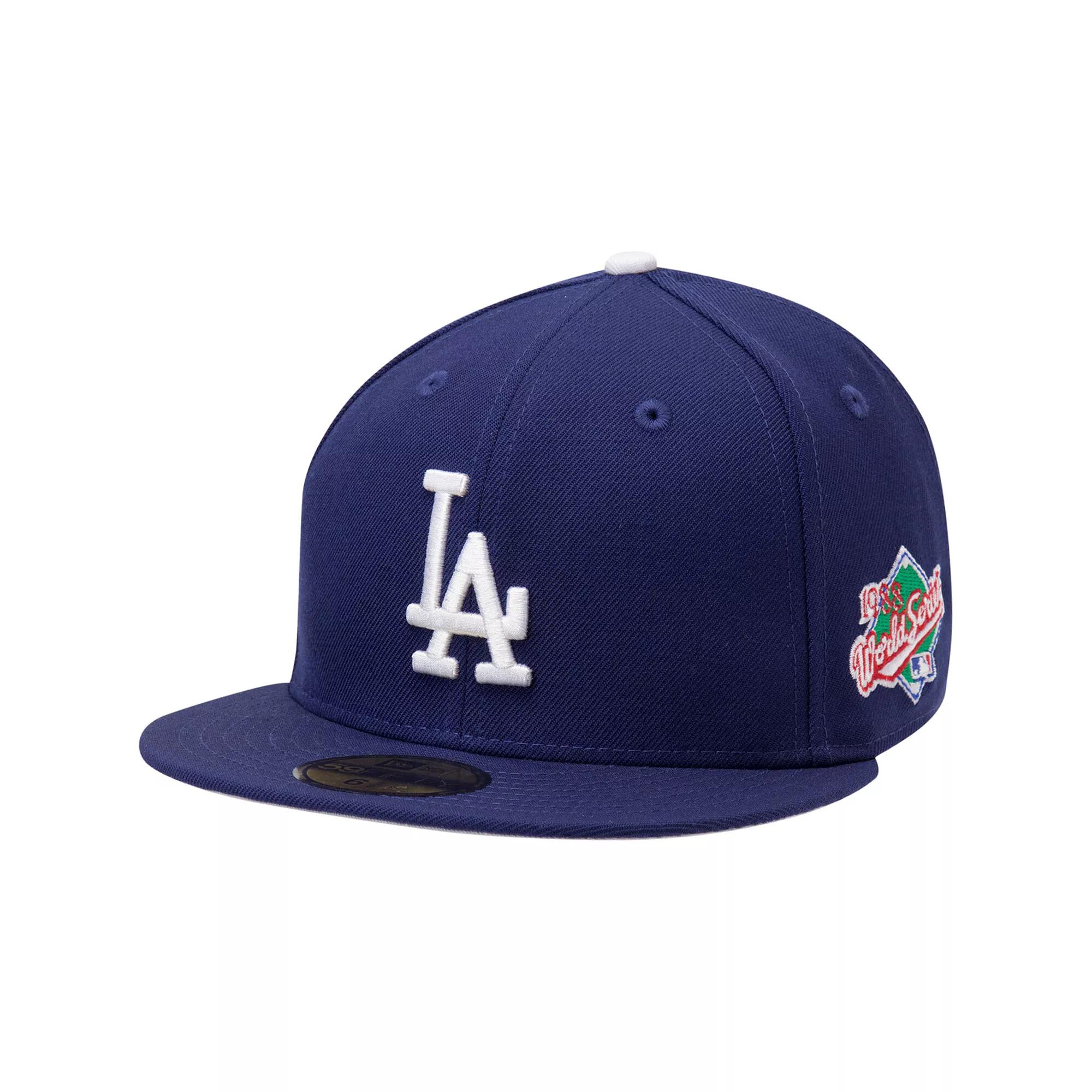 Men's New Era Navy Los Angeles Dodgers 1988 World Series Wool 59FIFTY Fitted Hat,  Product Image