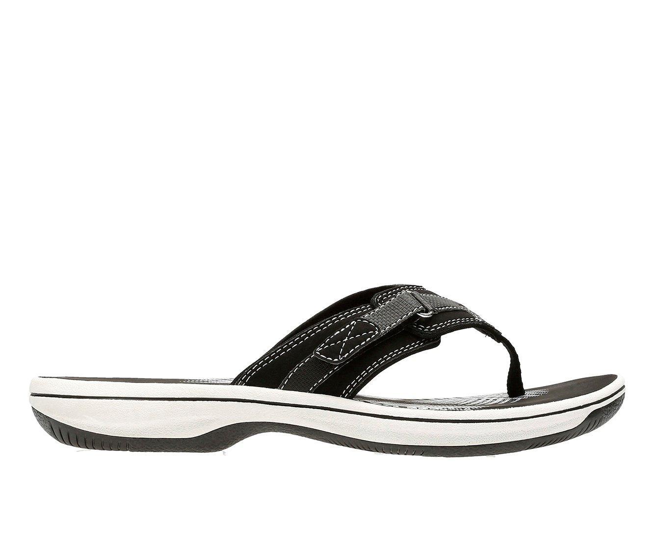 Women's Clarks Breeze Sea Flip-Flops Product Image
