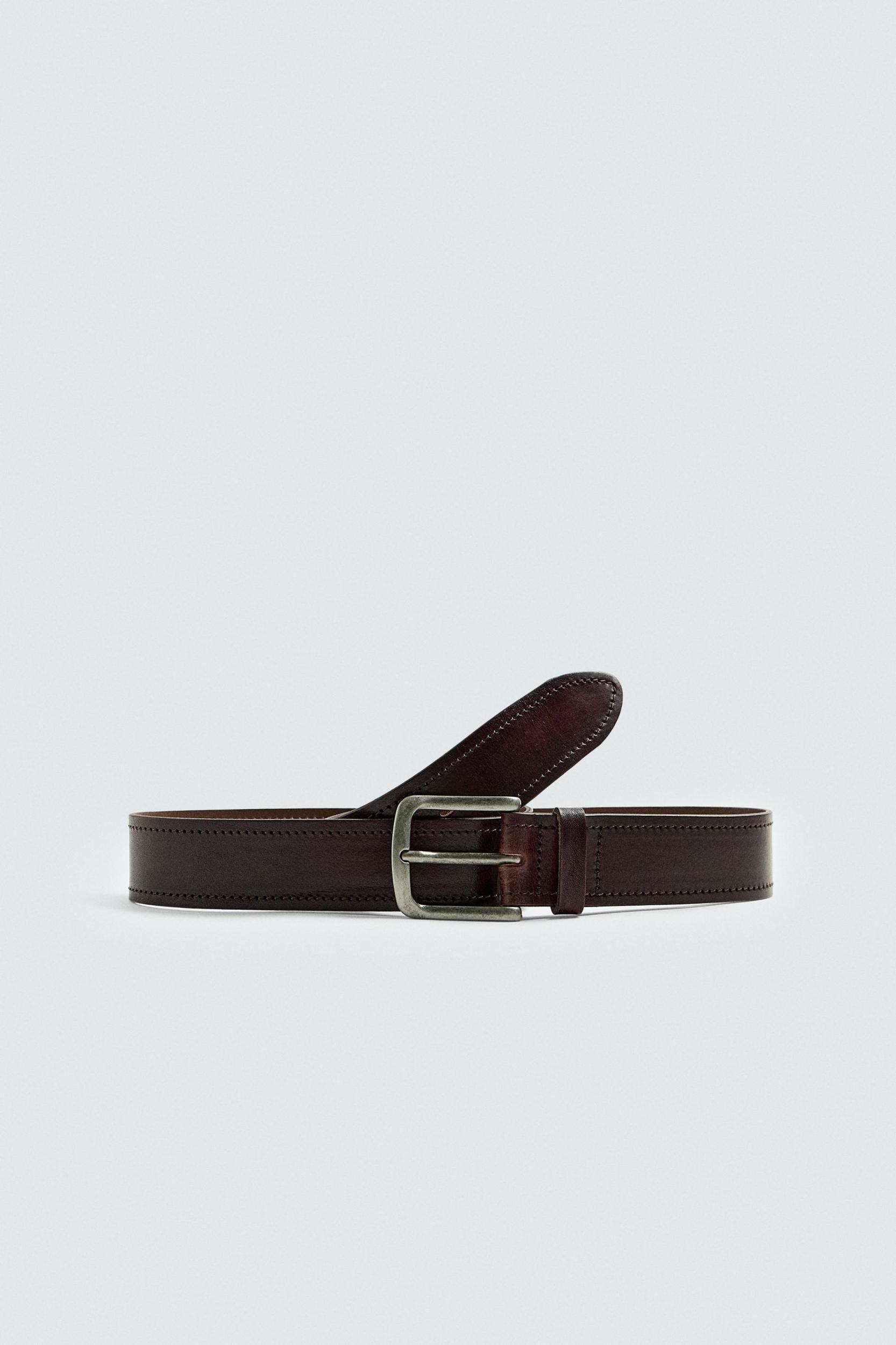 WIDE LEATHER BELT Product Image
