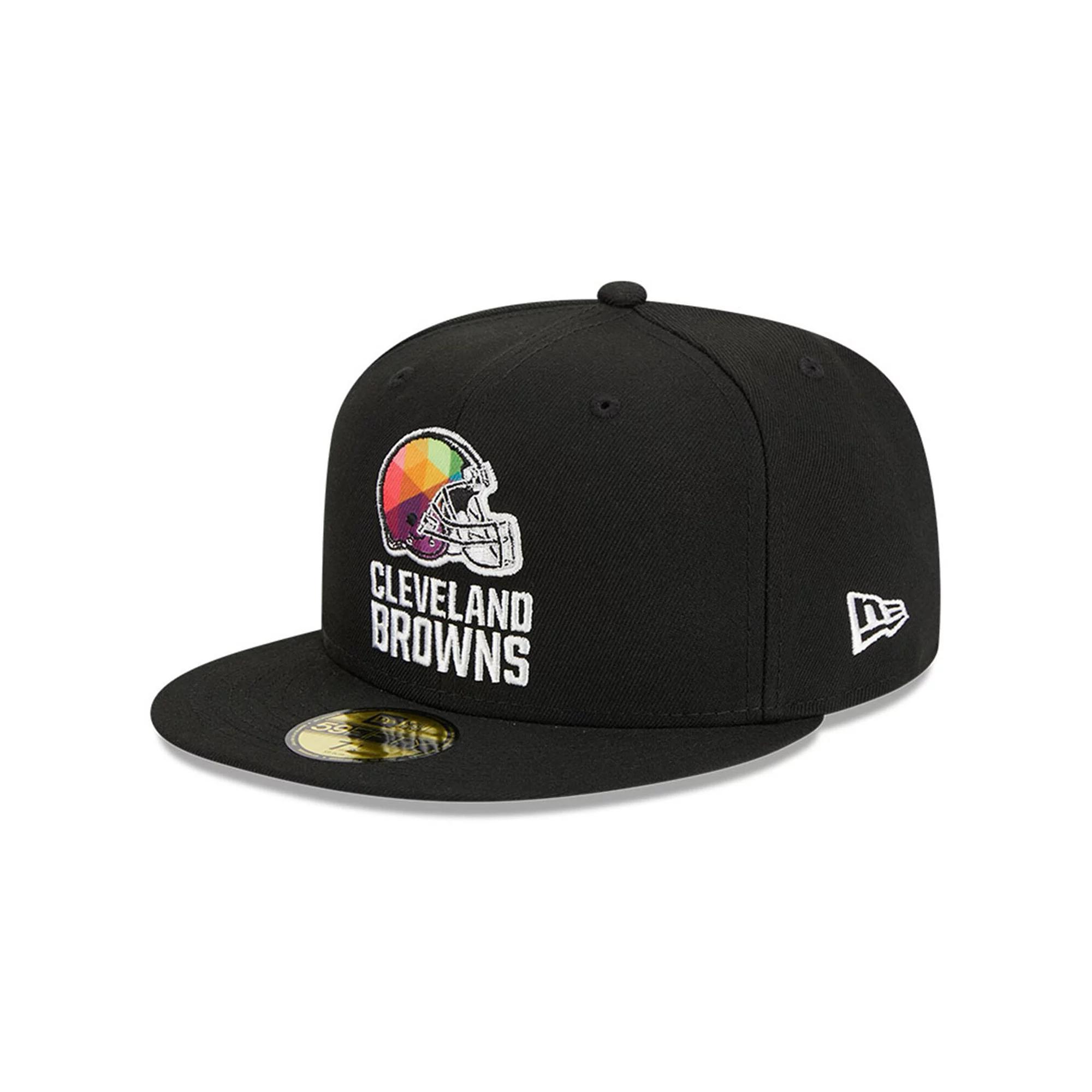 Men's New Era  Black Cleveland Browns 2023 NFL Crucial Catch 59FIFTY Fitted Hat, Size: 7 5/8 Product Image