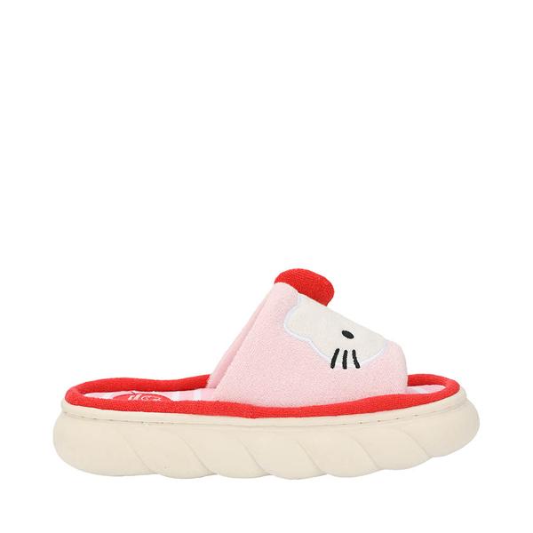 Womens Hello Kitty® Slipper White Stripes Product Image