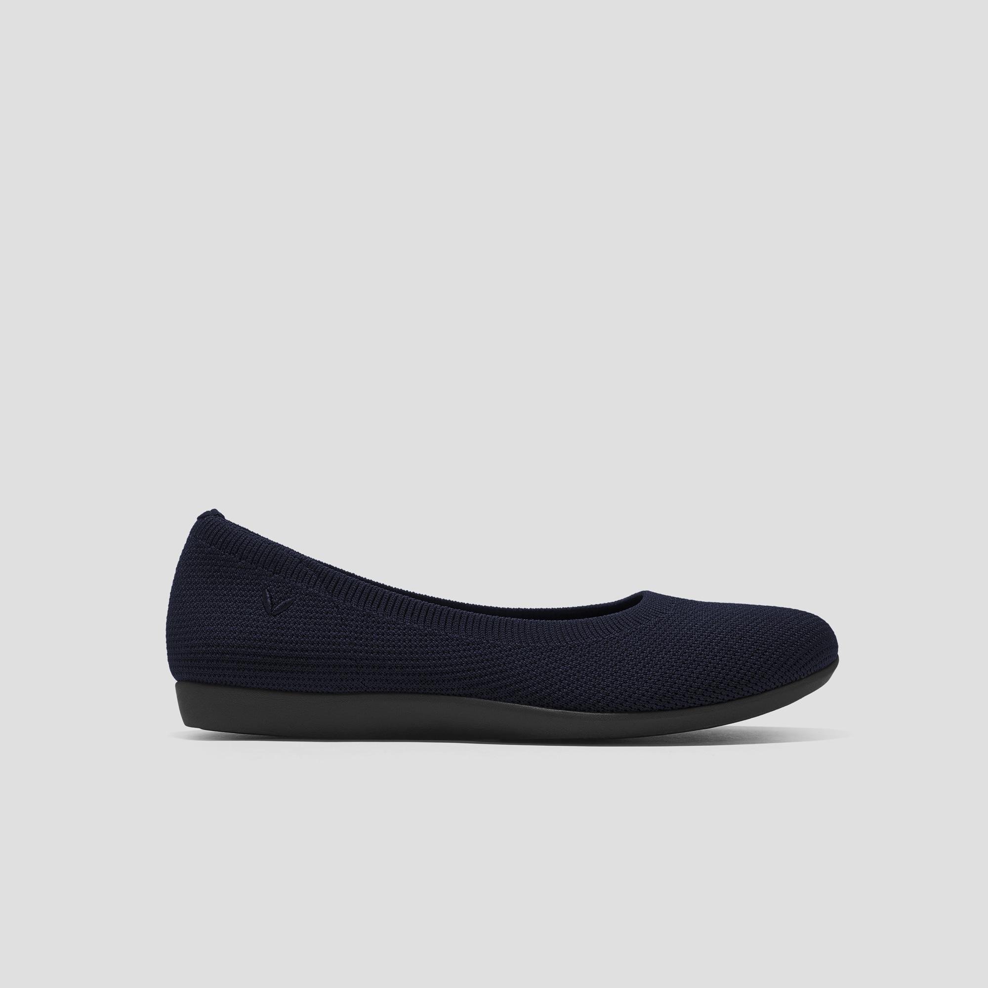 Water-Repellent Round-Toe Walking Flats (Claire Walker) Product Image