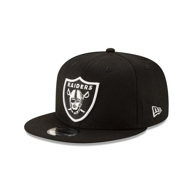 Las Vegas Raiders Basic Black 9FIFTY Snapback Hat Male Product Image