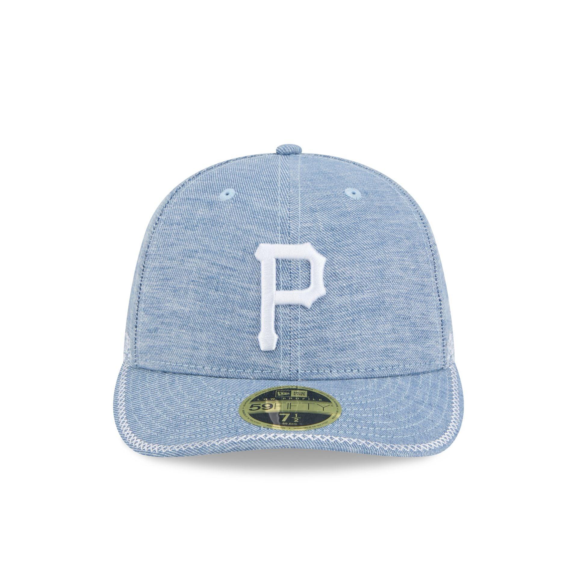 Boston Red Sox Hand Stitched Chambray Low Profile 59FIFTY Fitted Hat Male Product Image