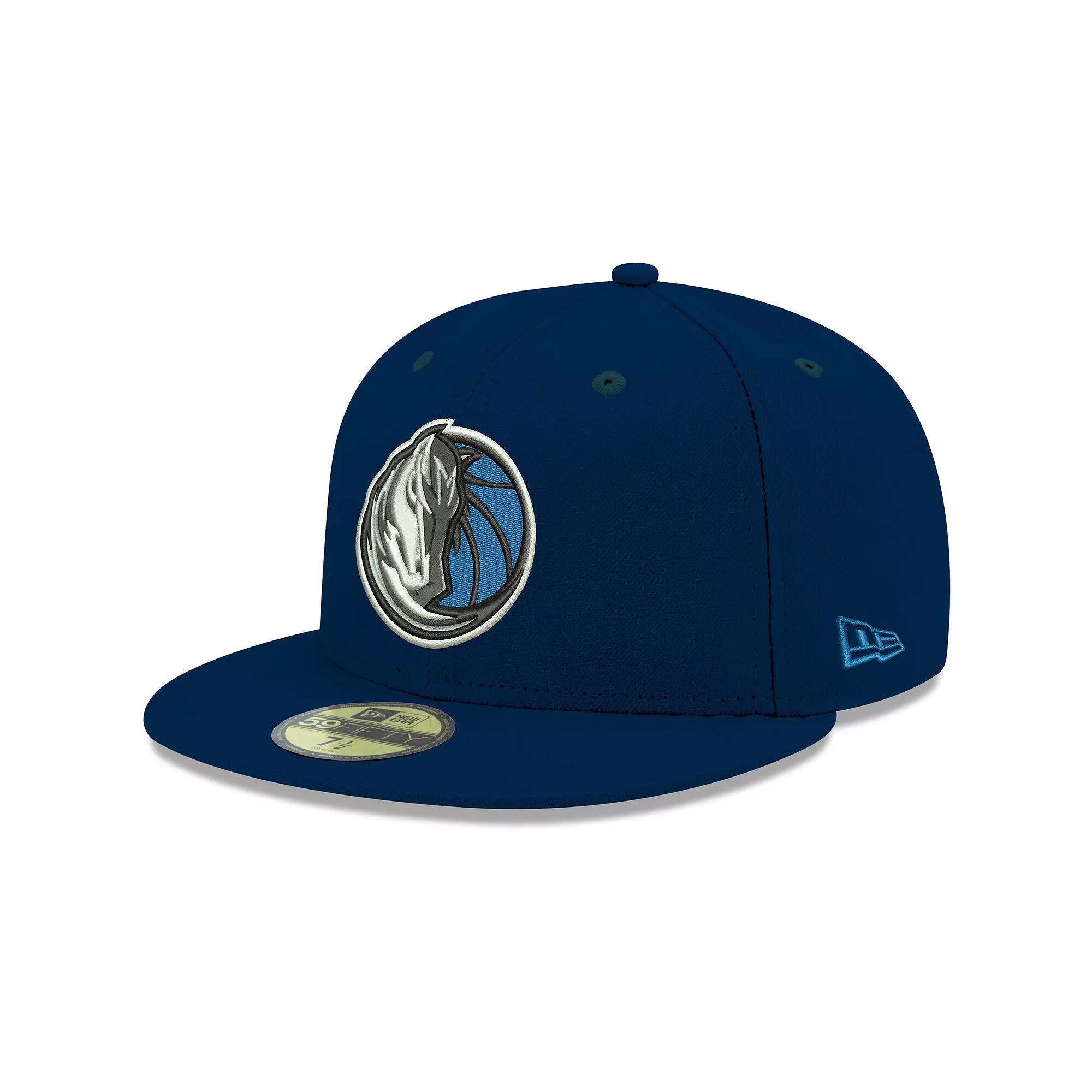 Men's New Era Navy Dallas Mavericks Official Team Color 59FIFTY Fitted Hat,  Product Image