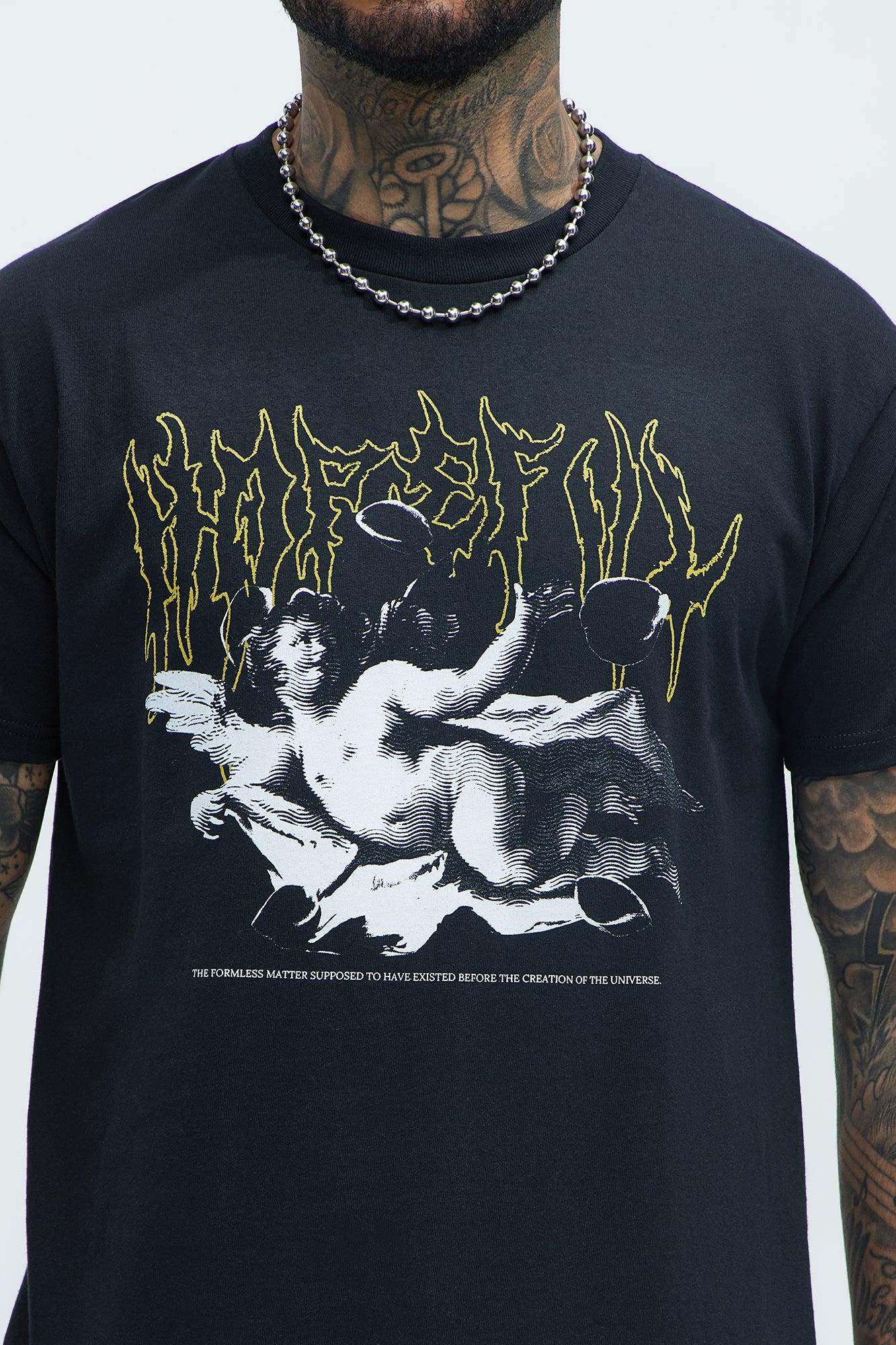 Hopeful Angel Short Sleeve Tee - Black Product Image