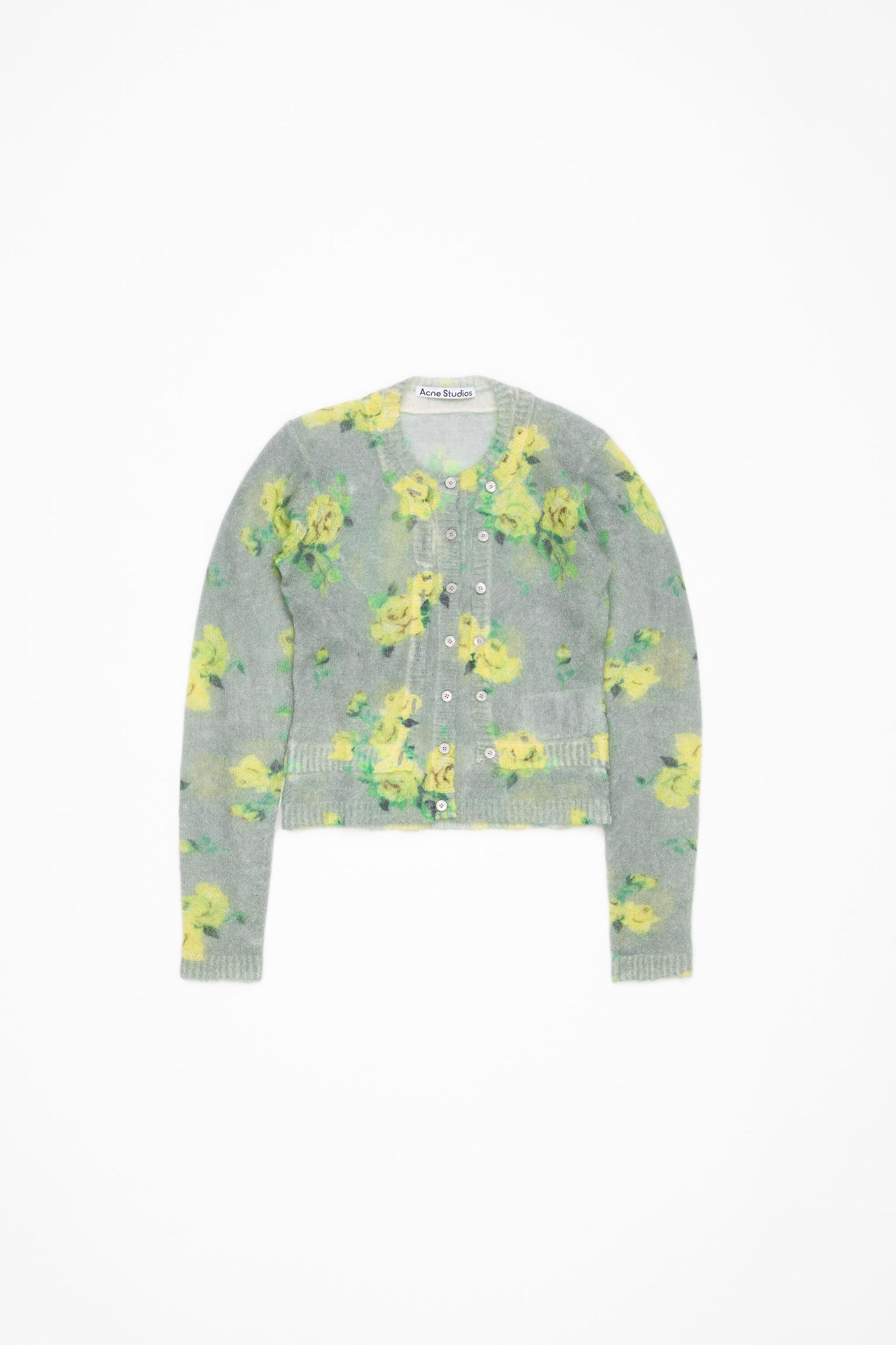 Layered mohair cardigan Product Image