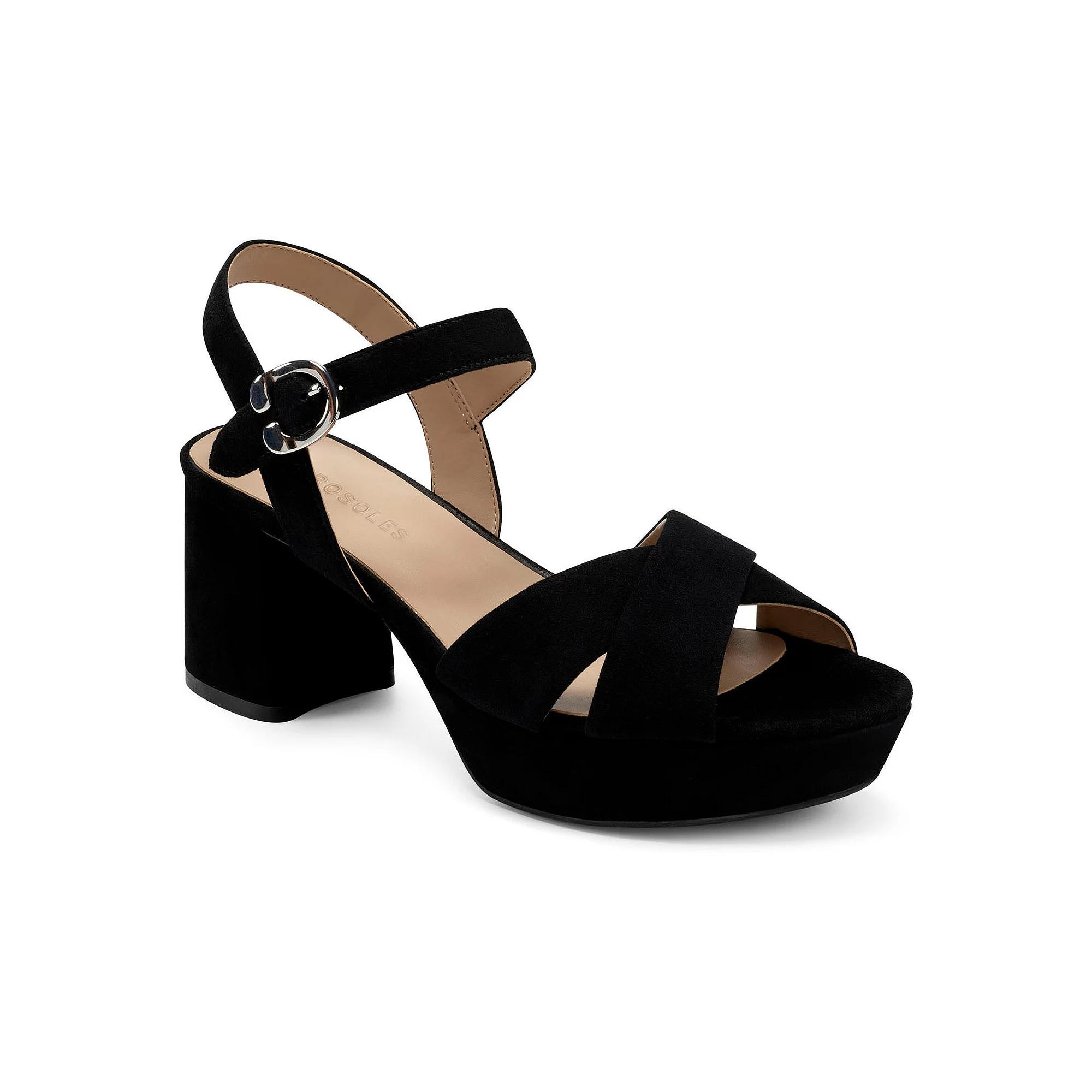 Aerosoles Cosmos Women's Leather Platform Sandals,  Product Image