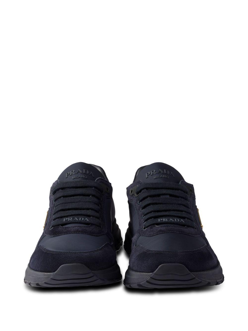 Prax 01 suede-panelled sneakers Product Image