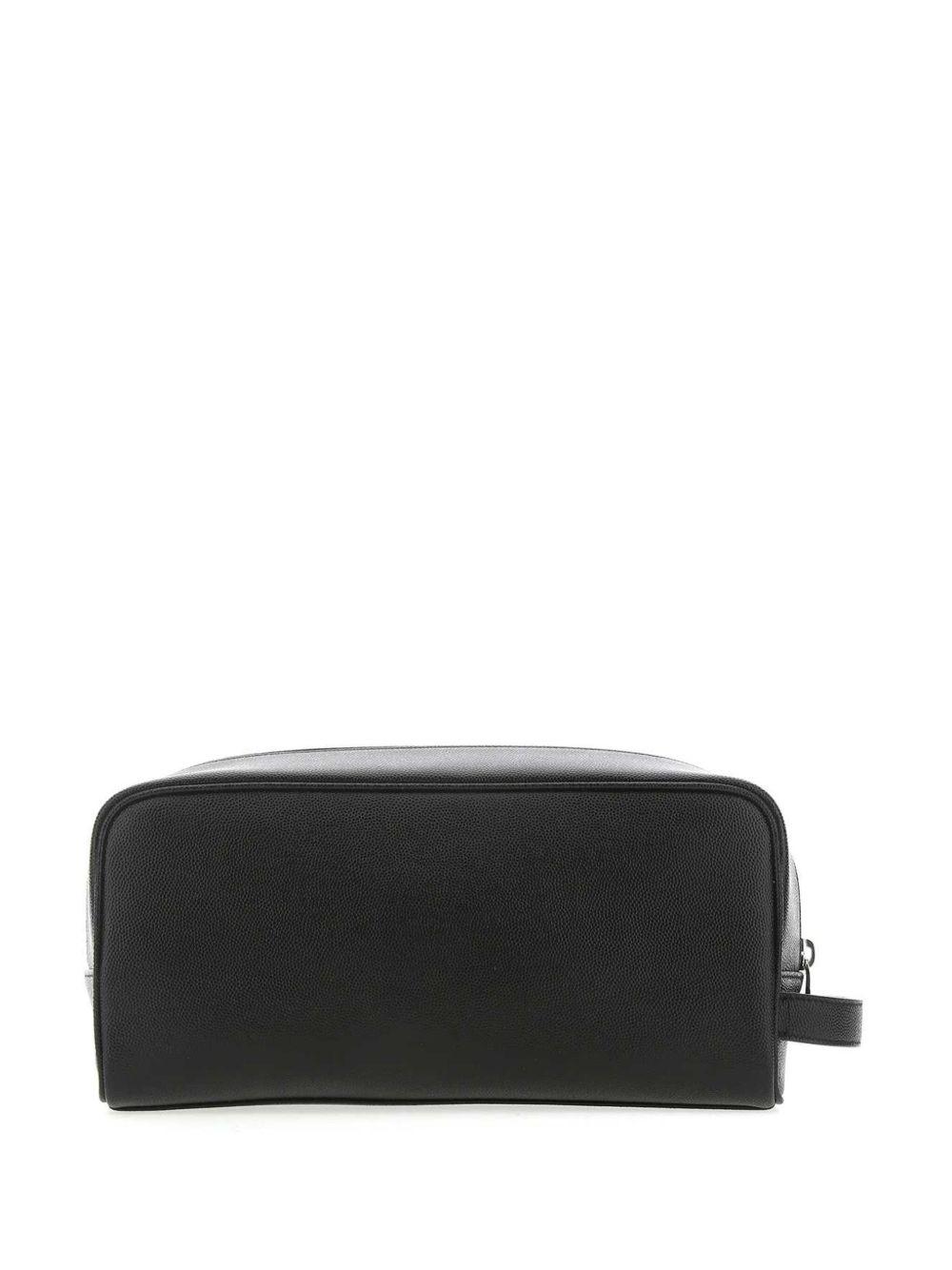 logo-stamp leather pouch Product Image