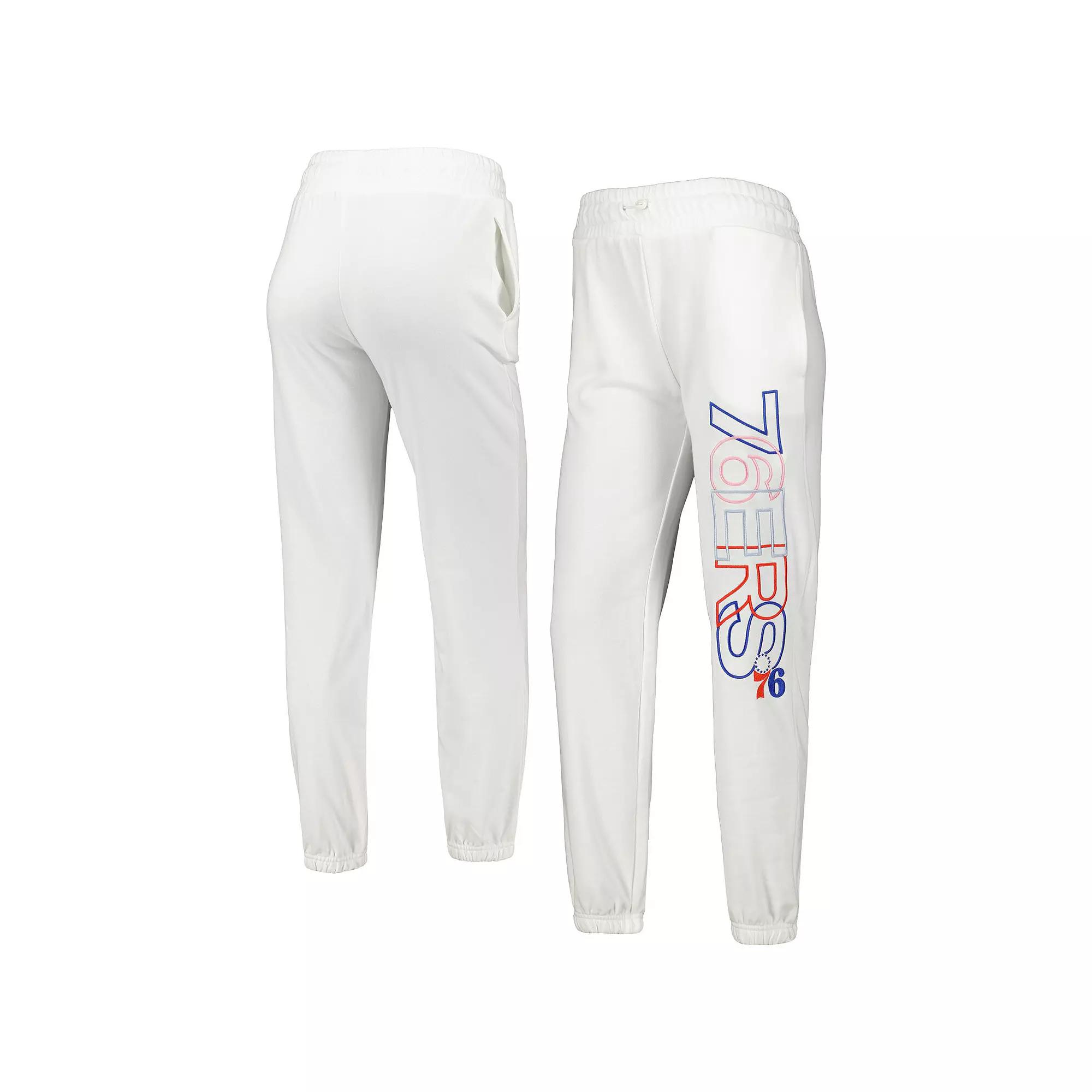 Women's Concepts Sport White Philadelphia 76ers Sunray Pants,  Product Image