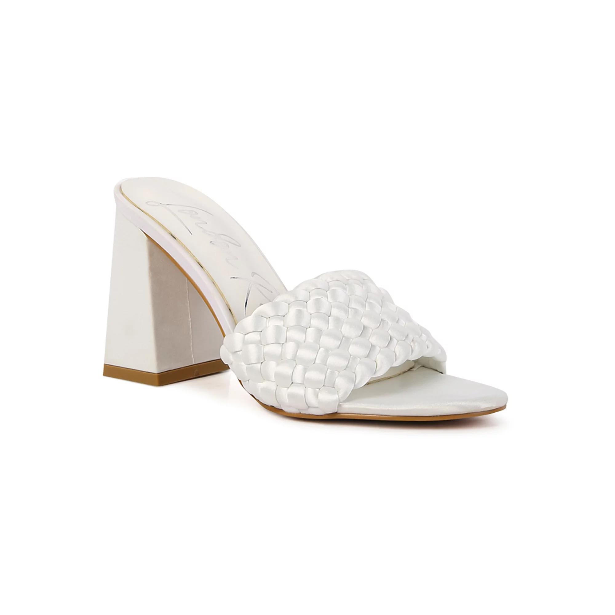 London Rag Lust Look Women's Block Heel Sandals,  Product Image